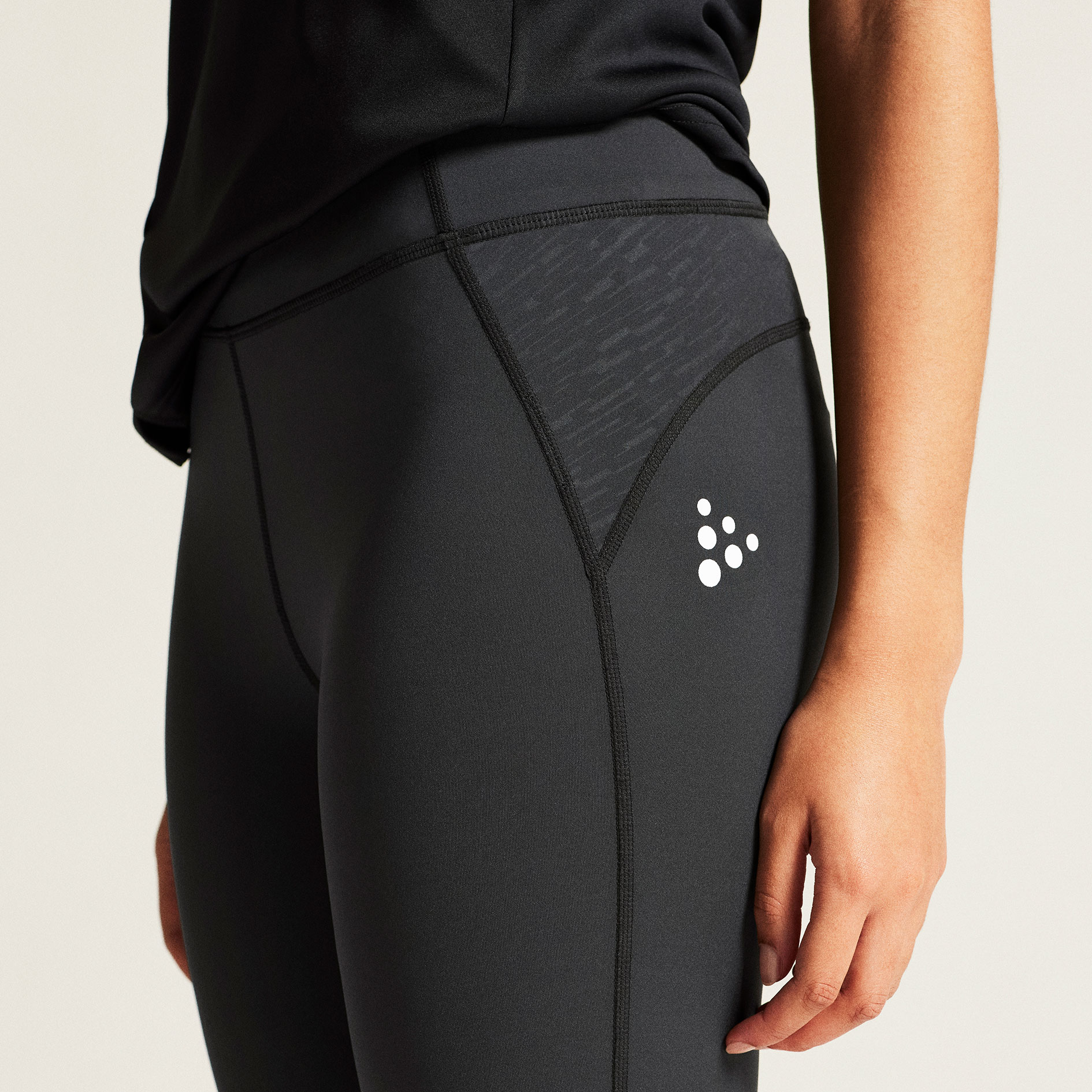 Craft Rush 2.0 Damen Tights mit Rei&szlig;verschluss, Black, large image number 5