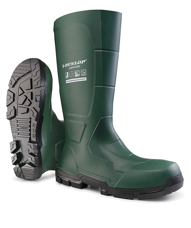 Dunlop Jobguard Gummistiefel O4, Gr&uuml;n