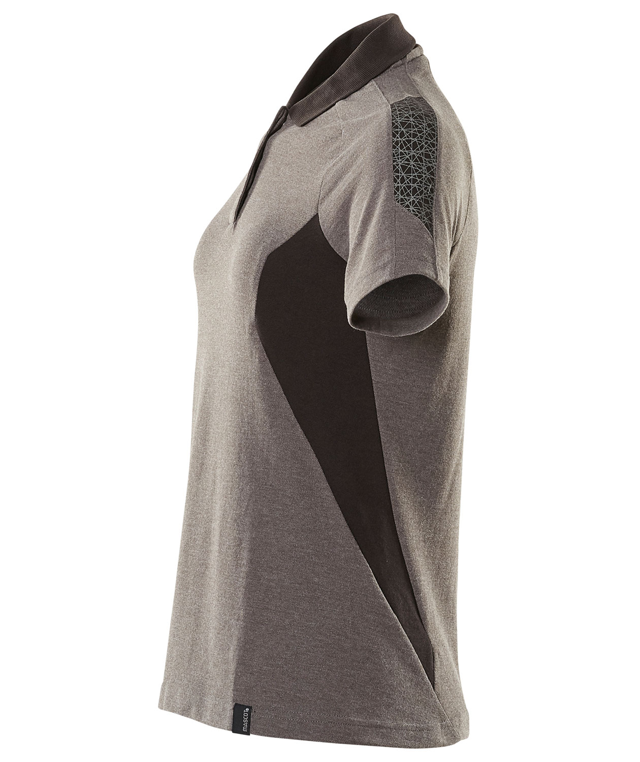 Mascot Accelerate dame polo T-skjorte, M&oslash;rk Antrasitt/Svart, large image number 3