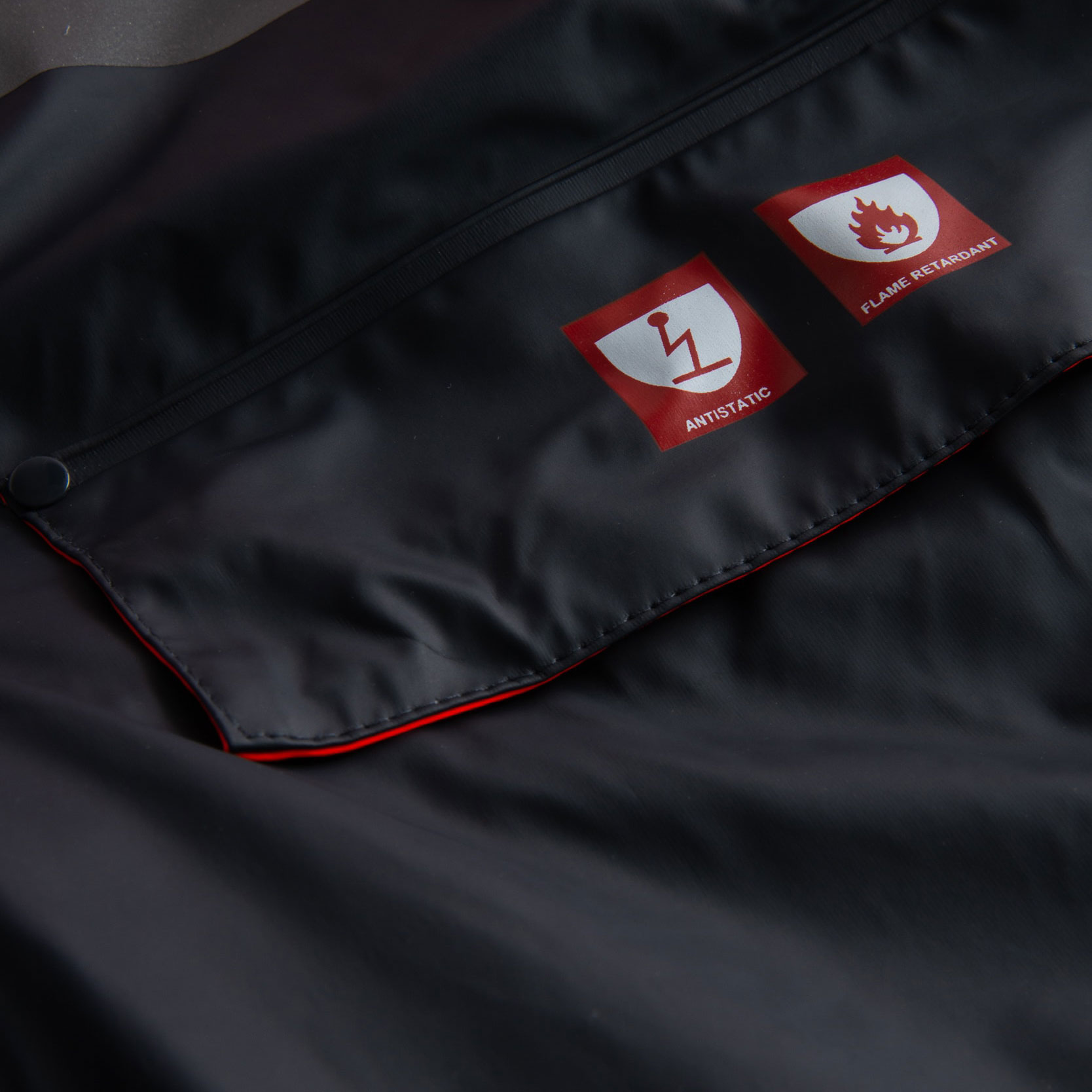 Lyngs&oslash;e Multinorm PU varmedress, Hi-vis Oransje/Marinebl&aring;, large image number 3