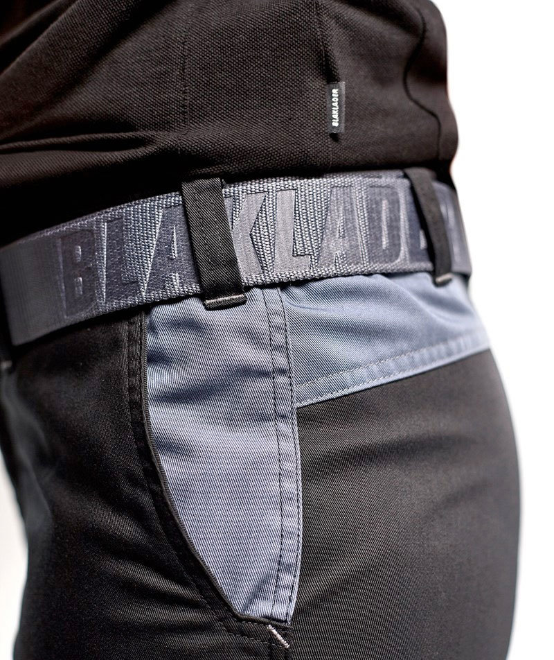 Bl&aring;kl&auml;der women's service trousers, Black/Grey, large image number 5