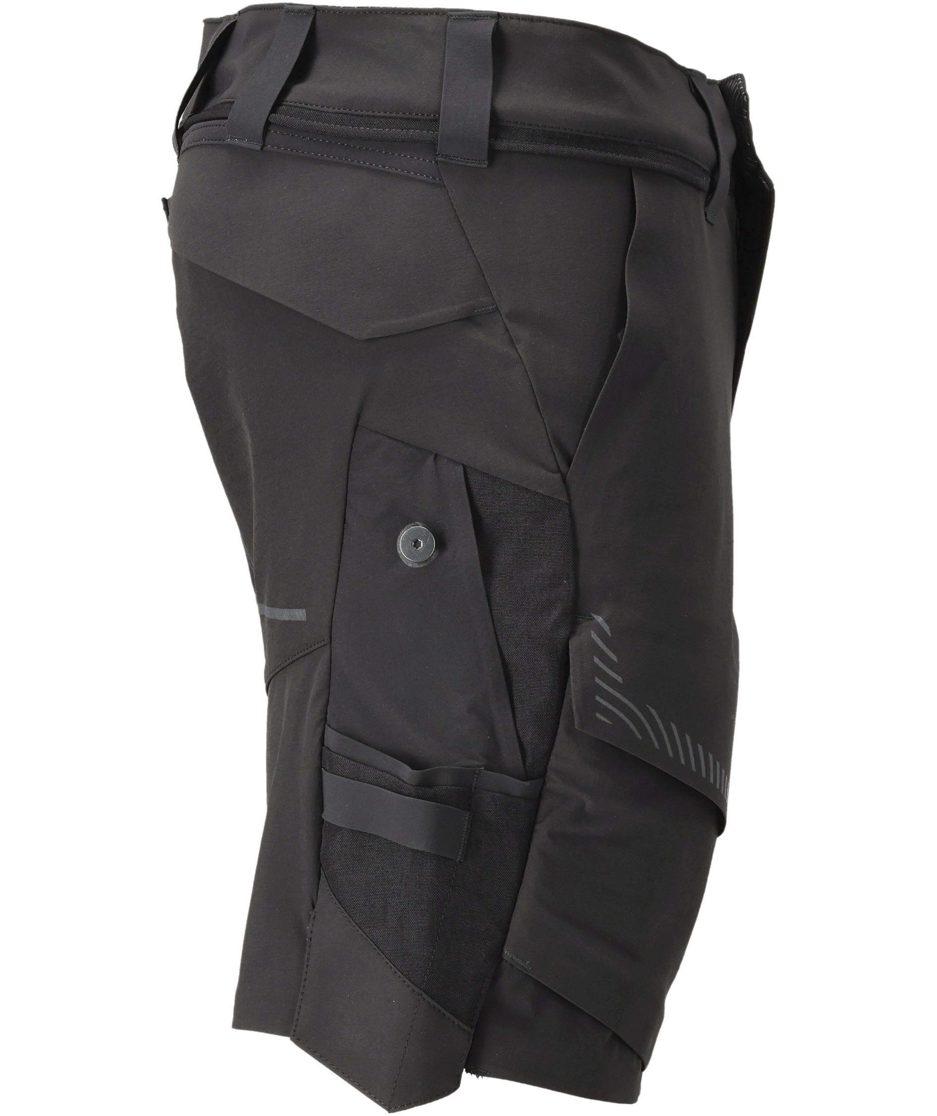 Mascot Customized arbeidsshorts full stretch, Svart, large image number 3