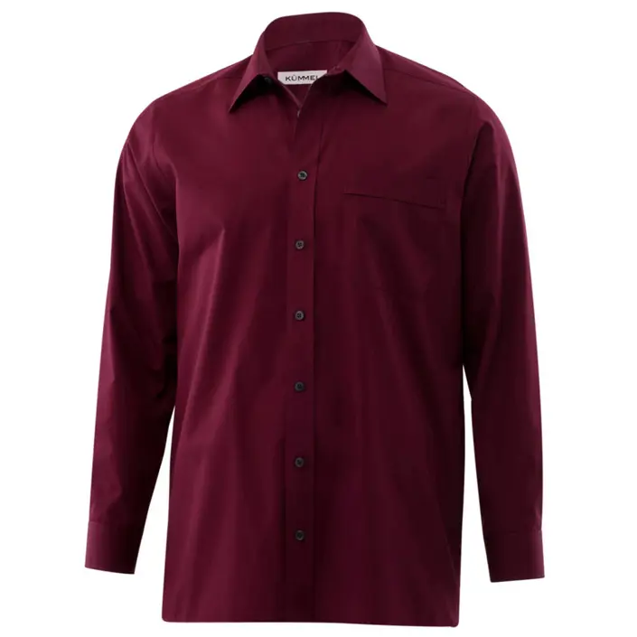 Kmmel George Classic fit poplin shirt, Burgundy Kmmel George Classic fit poplin shirt, Burgundy