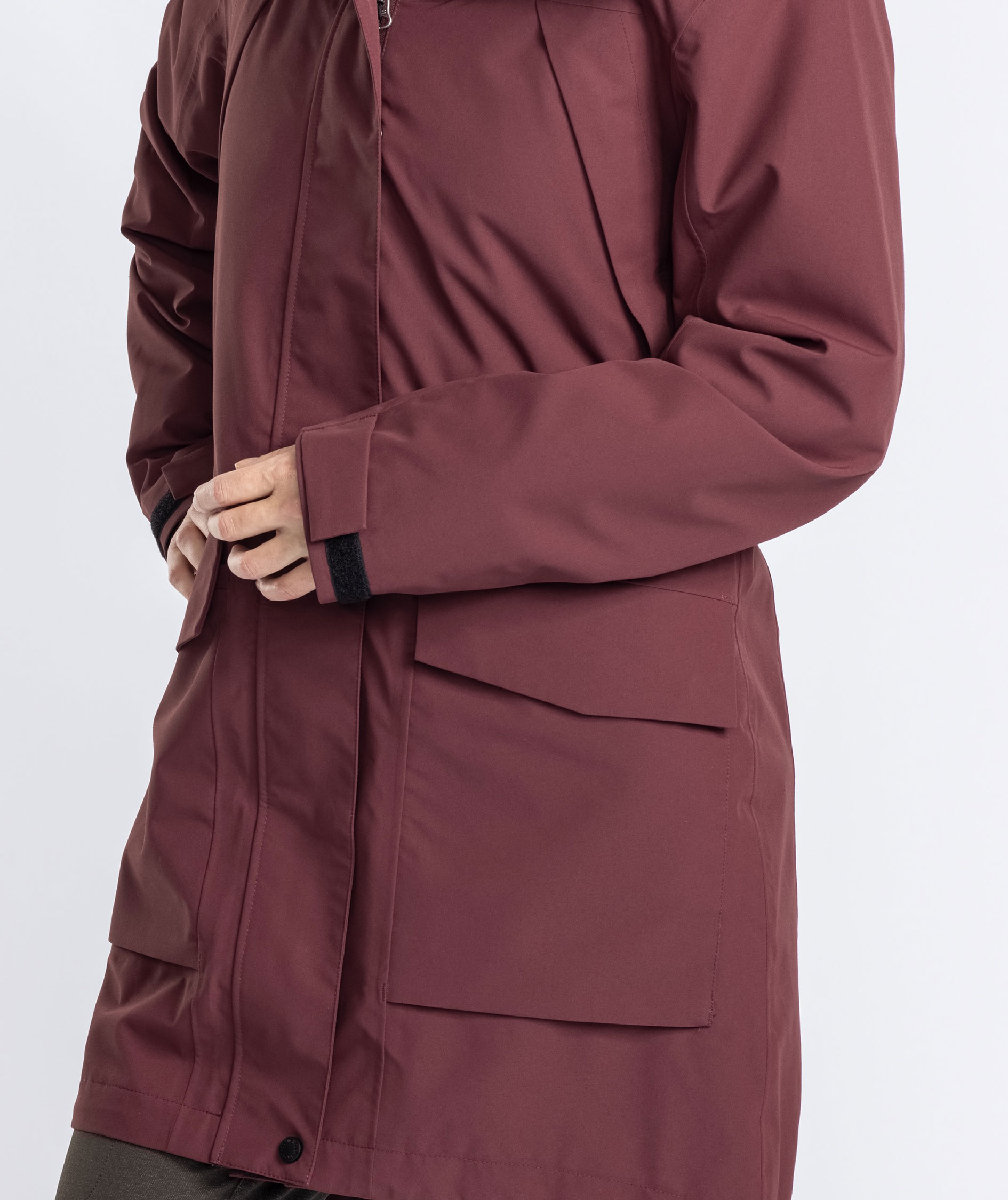 Pinewood dame regnparka, Earth Plum, large image number 7