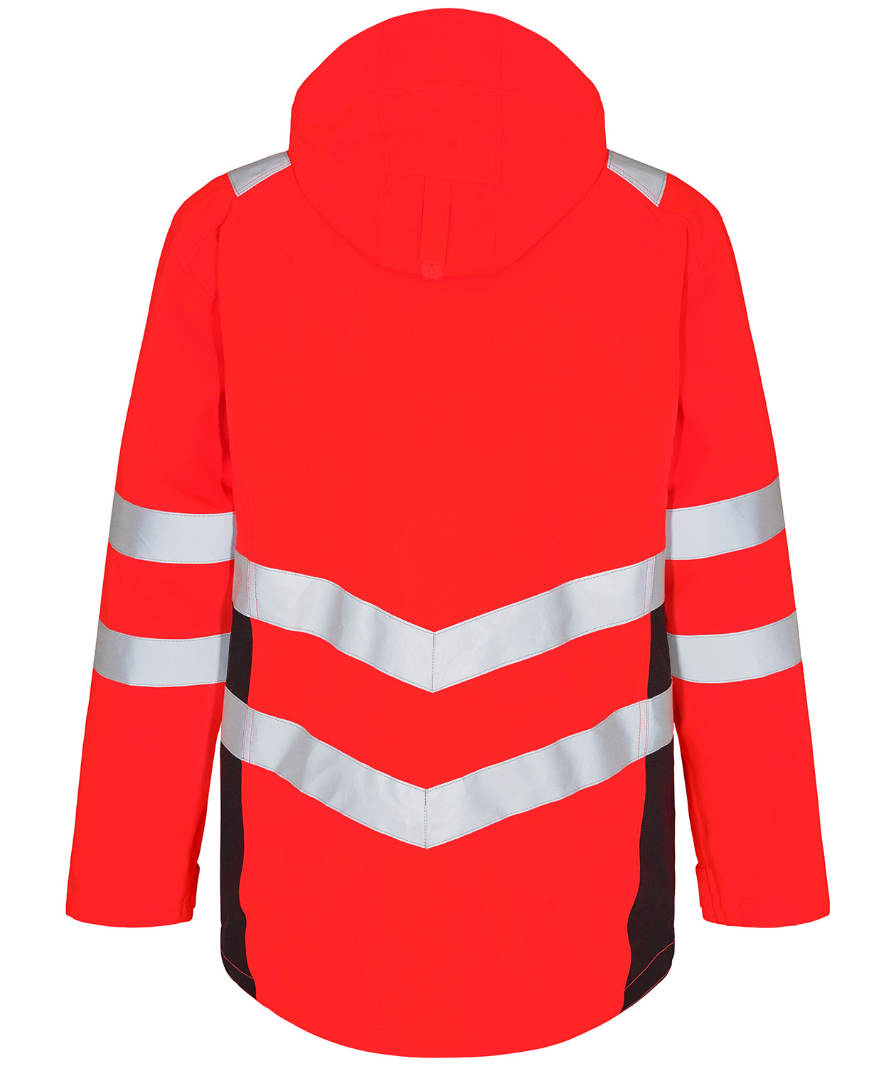 Engel Safety parka shell jacket, Red/Black