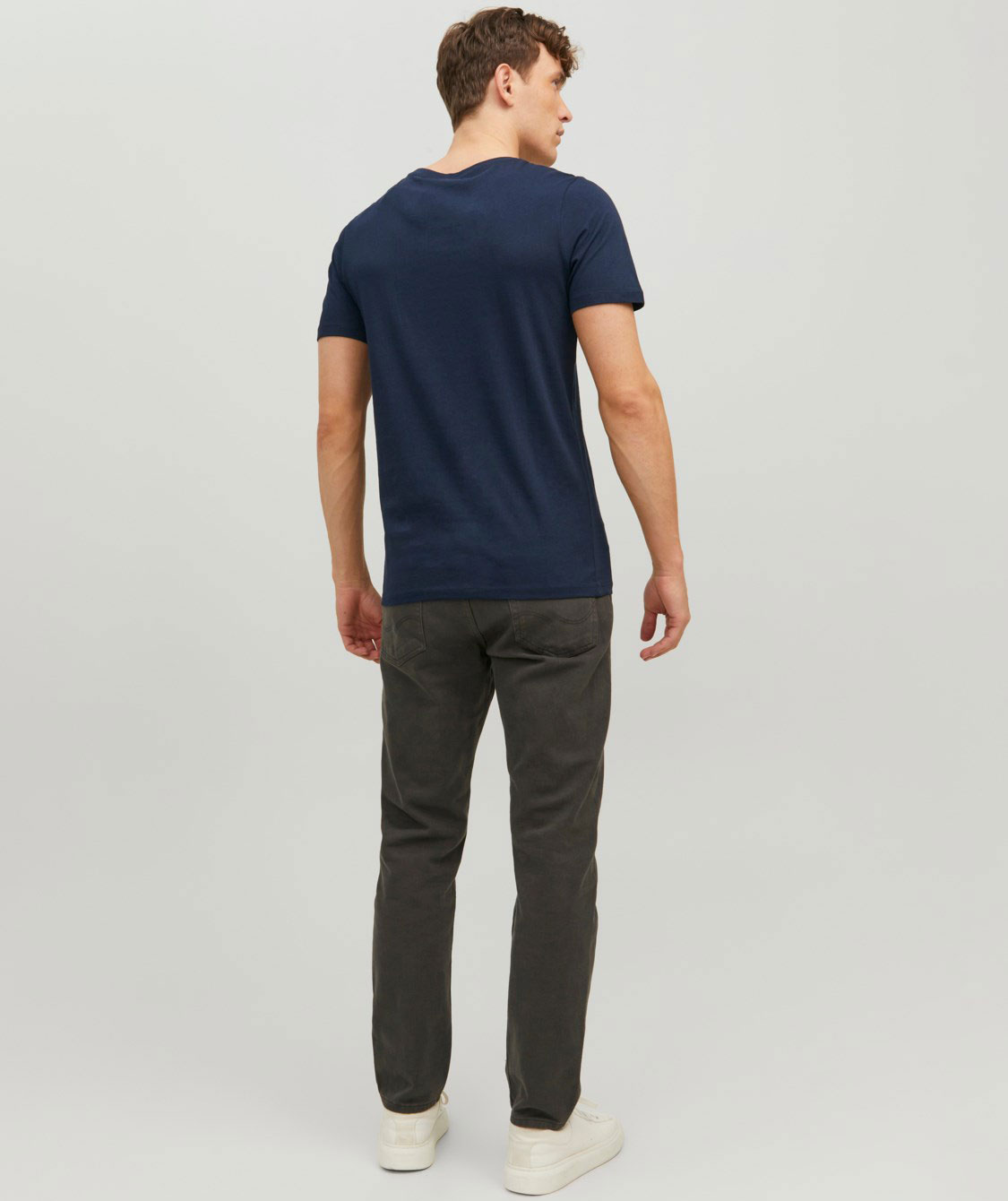 Jack & Jones JJECORP Logo Tee, Navy Blazer, large image number 4