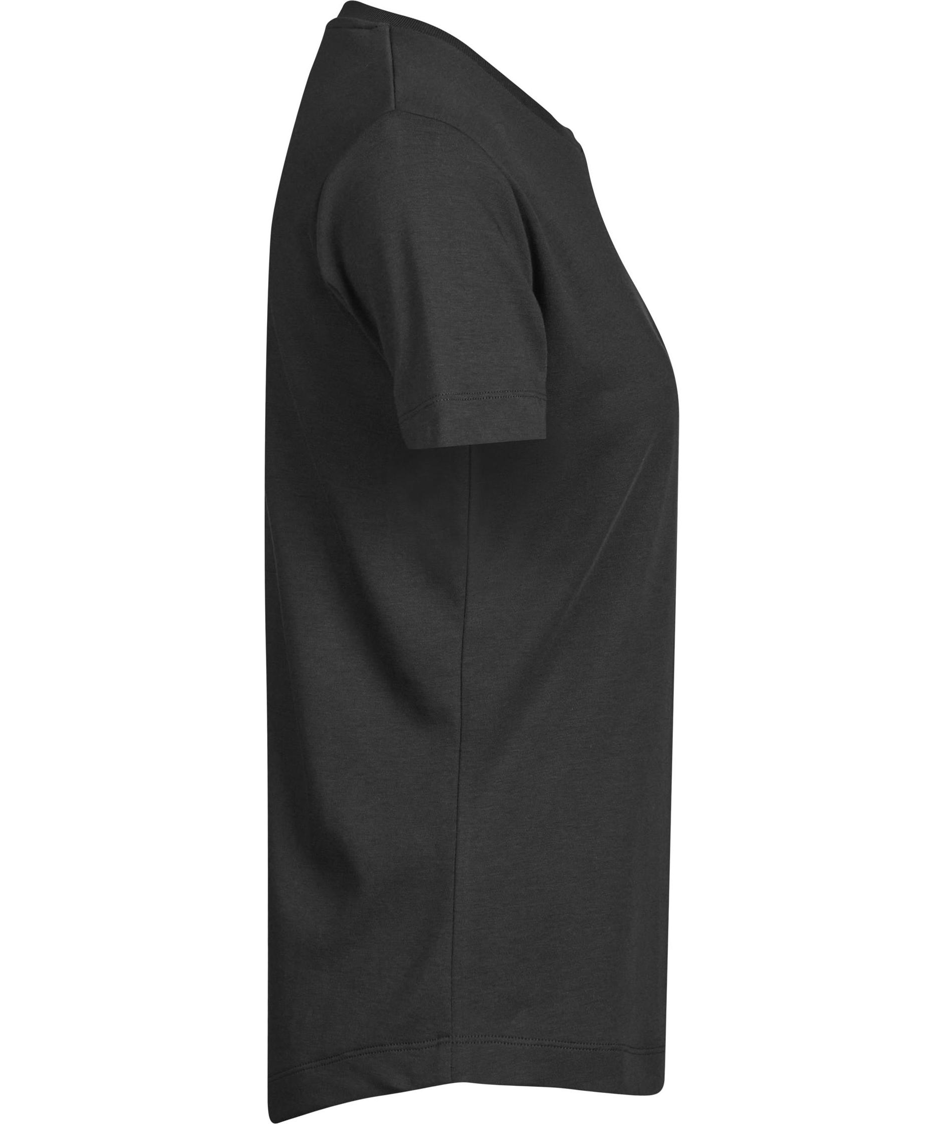 Tee Jays Pima Damen T-Shirt, Schwarz, large image number 2