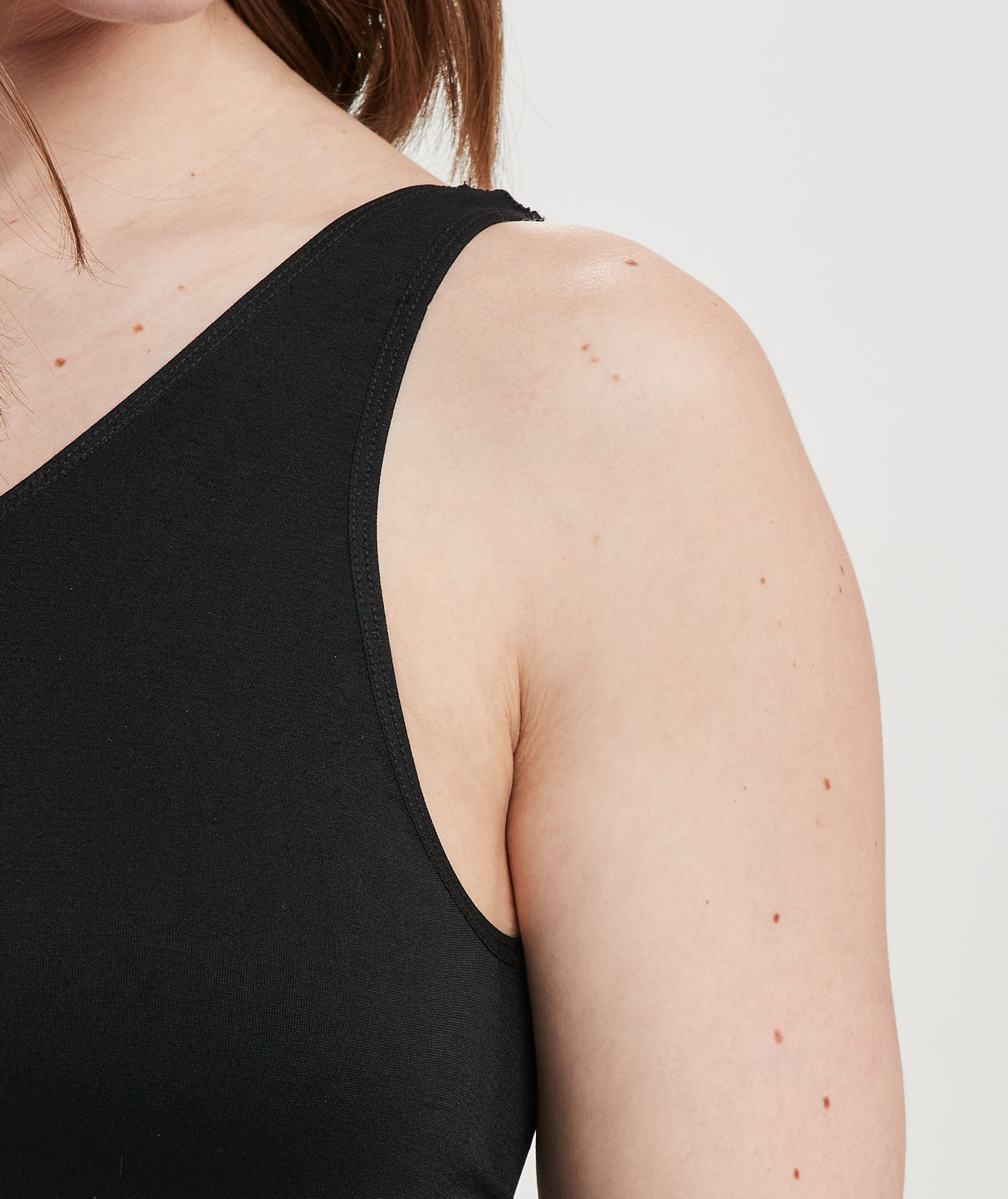 Decoy Mikrofiber dame top, Sort, large image number 2