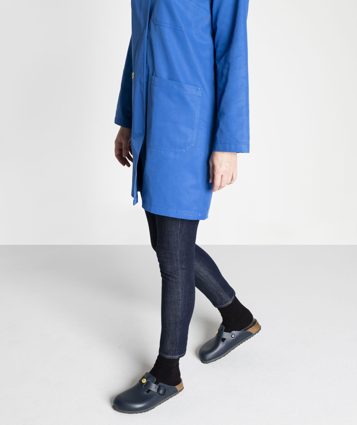 Birkenstock Boston ESD Narrow Fit dame sandaler, Bl&aring;