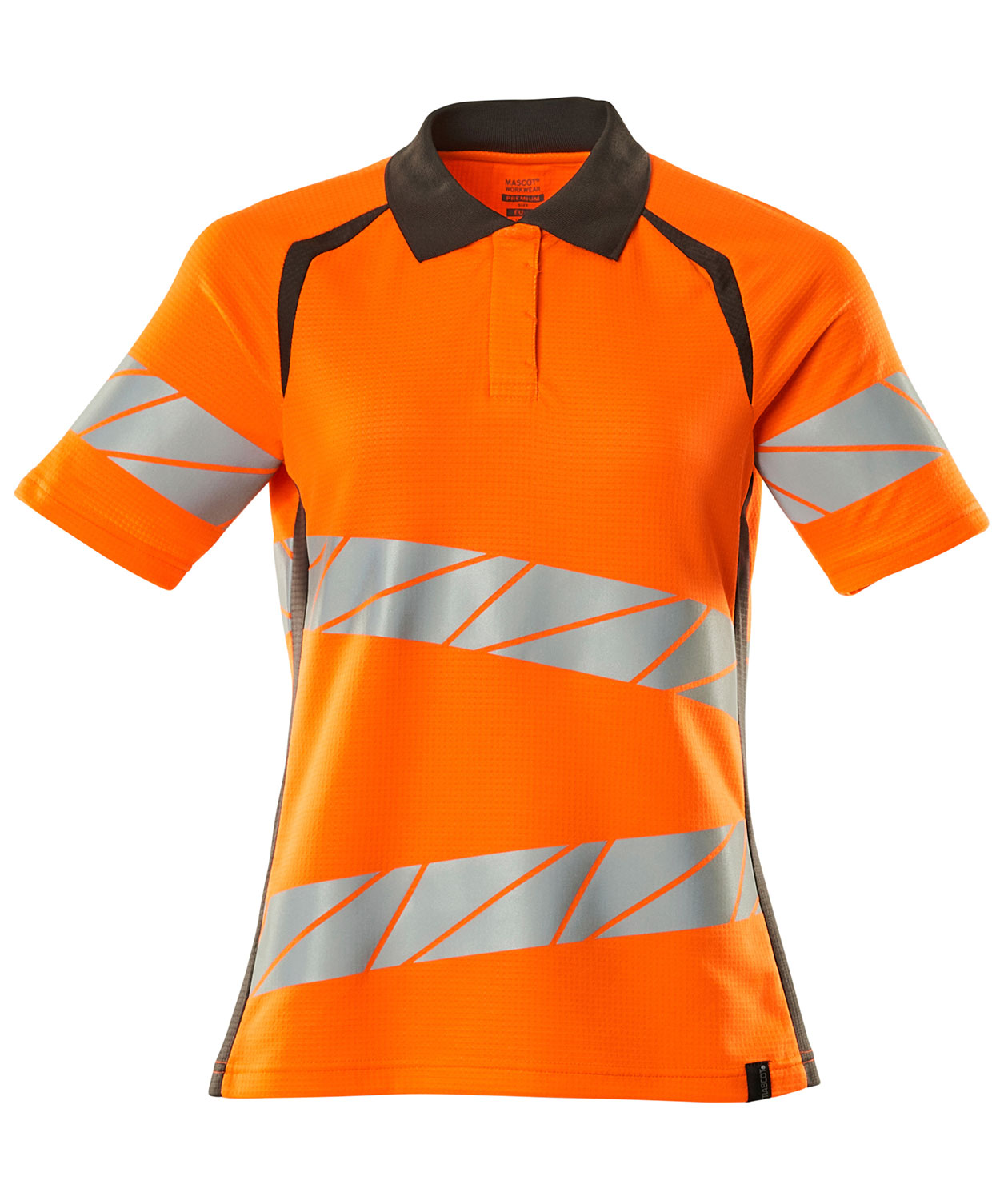 Mascot Accelerate Safe Damen Poloshirt, Hi-vis Orange/Dunkles Anthrazit, Hi-vis Orange/Dunkles Anthrazit, swatch