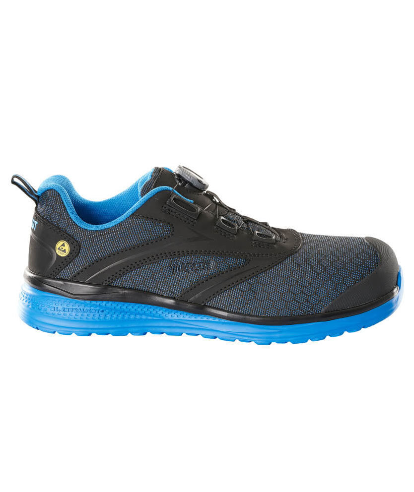 Mascot Carbon Boa&reg; safety shoes S1P, Black/Cobalt Blue, large image number 1