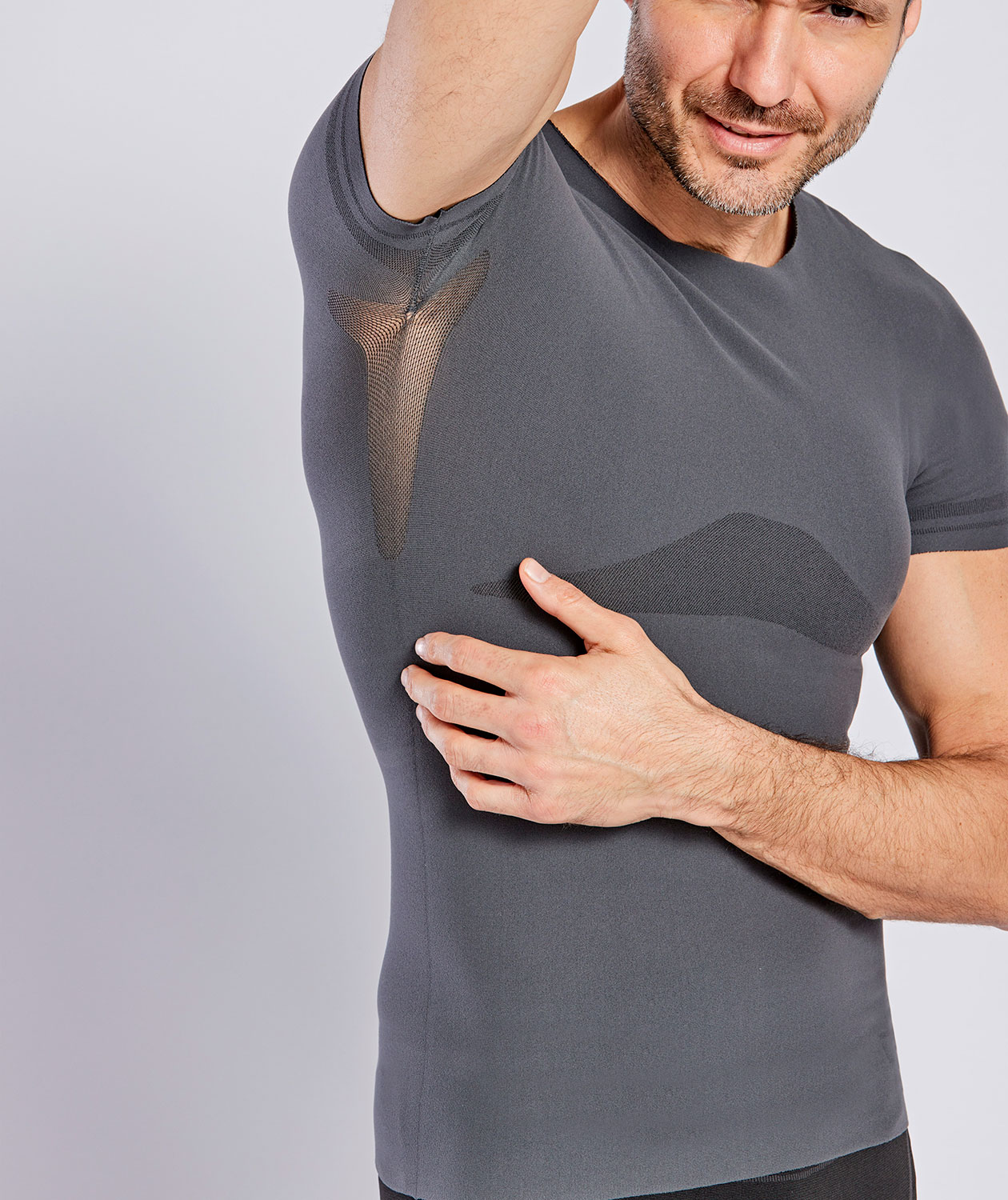 Worik Flow singlet, Anthracite, Anthracite, large image number 2