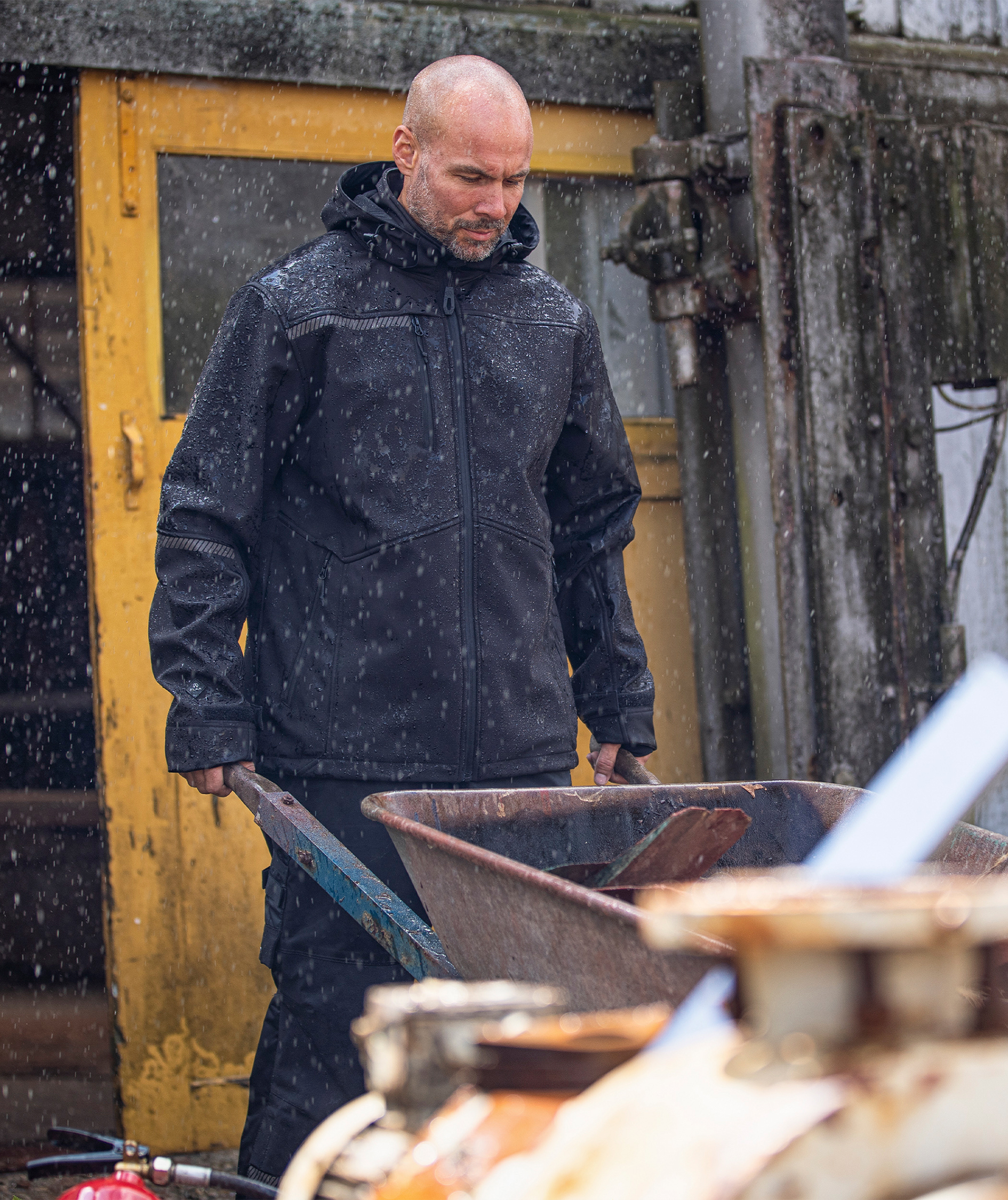 ELKA Working Xtreme Softshelljacke, Schwarz, large image number 1