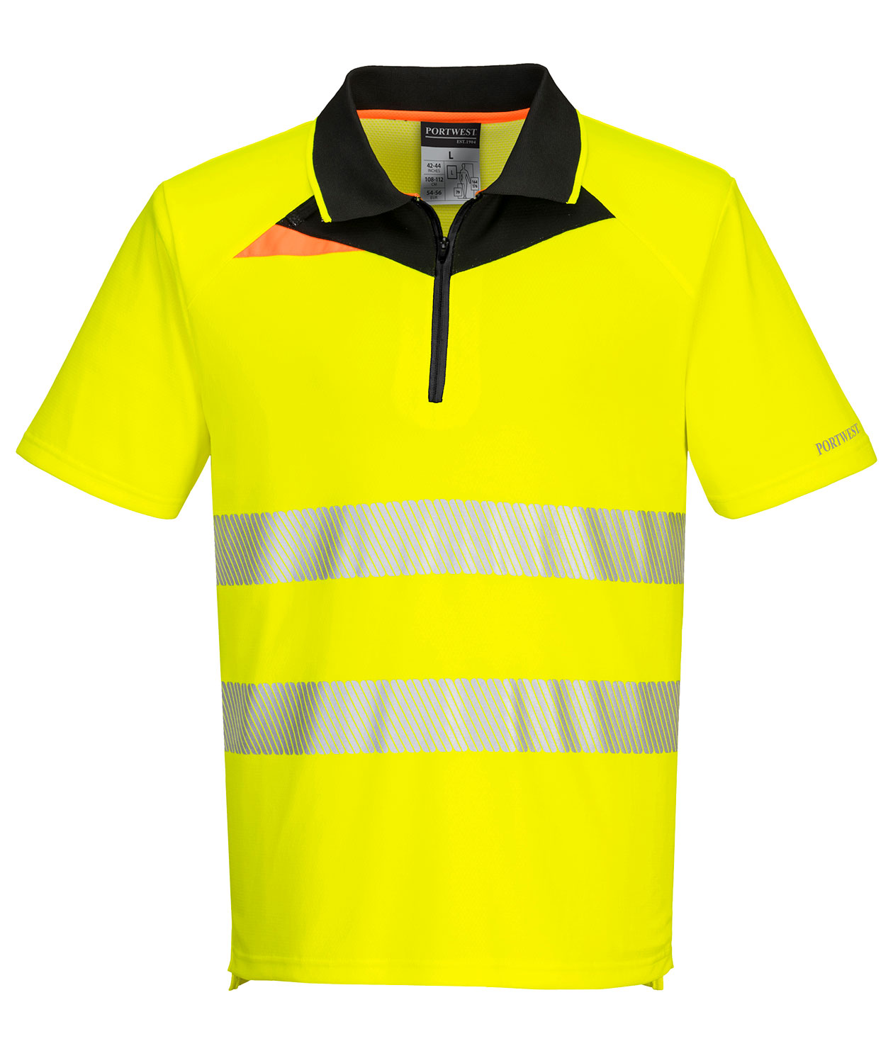 Portwest DX4 pik&eacute;tr&ouml;ja, Varsel Gul/Svart