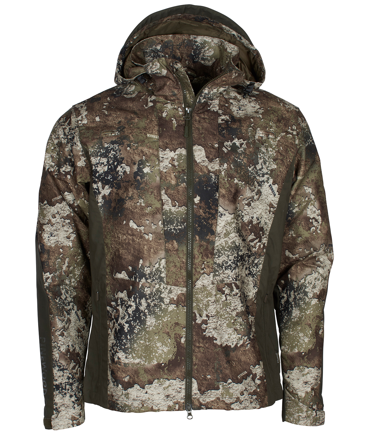 Pinewood Furudal Tracking Camou jakke, Strata/Mossgr&oslash;n