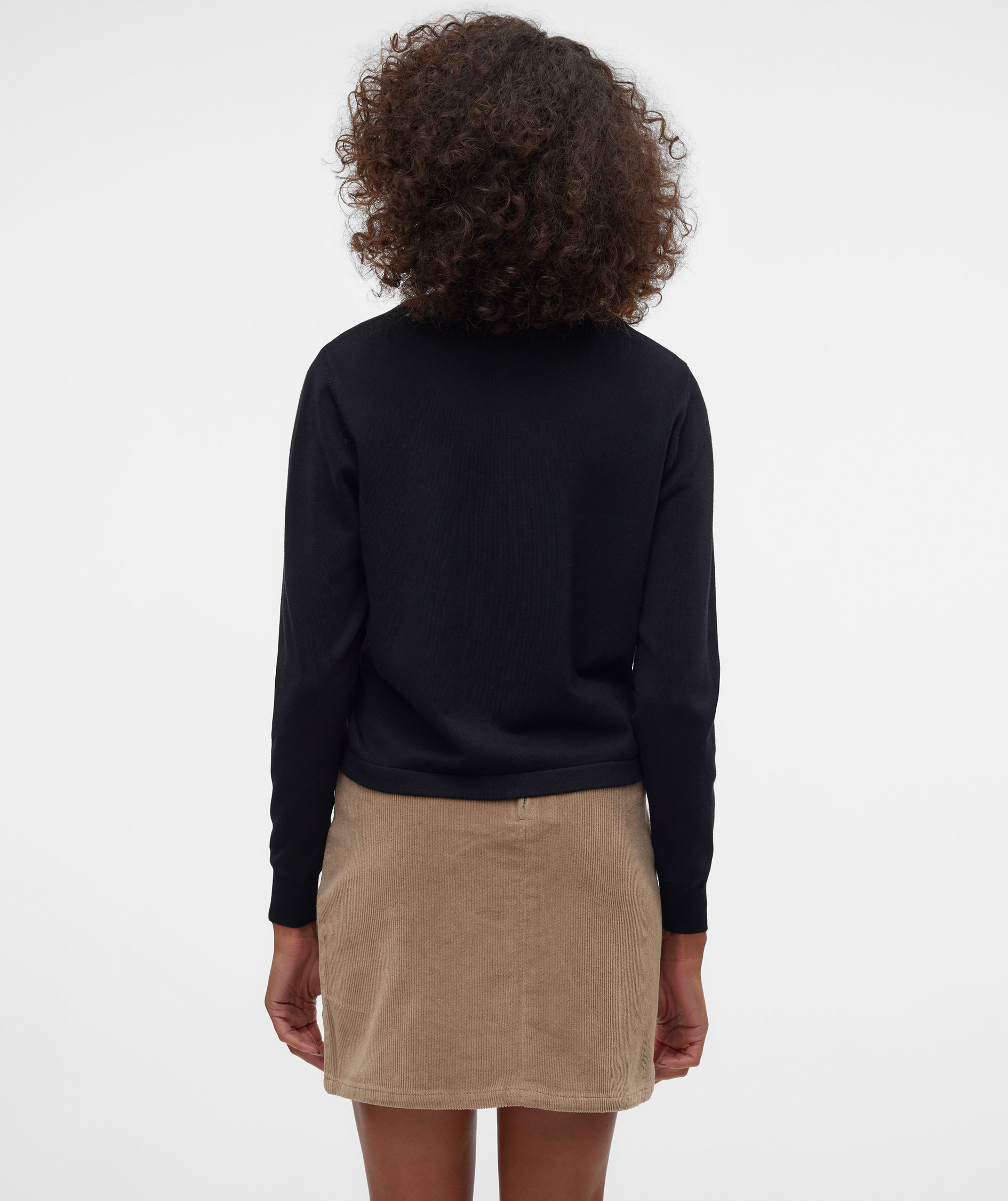 Vero Moda VMSILJE women's knitted pullover, Black, large image number 2