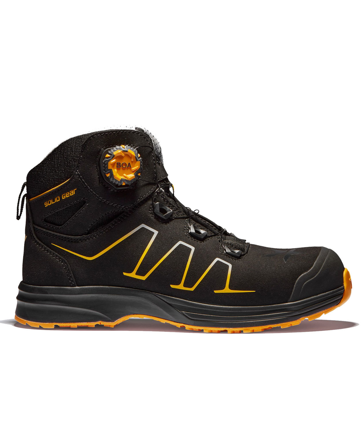 Solid Gear Reckon safety boots S3, Black/Yellow, large image number 0