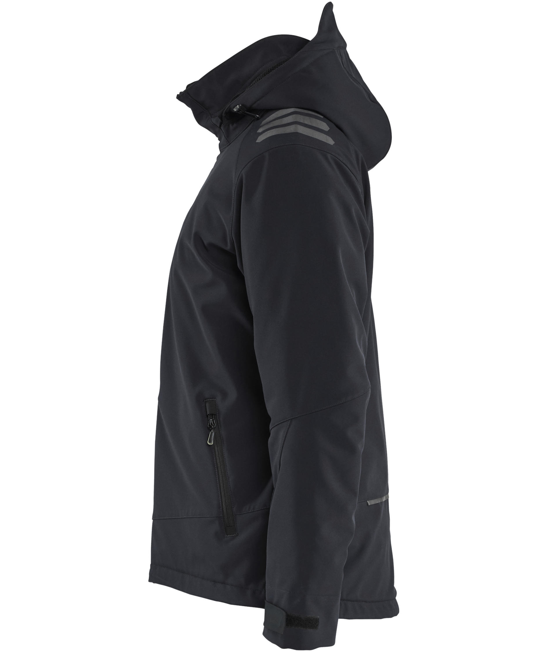 Bl&aring;kl&auml;der lightweight lined softshell jacket, Black/Red, large image number 3