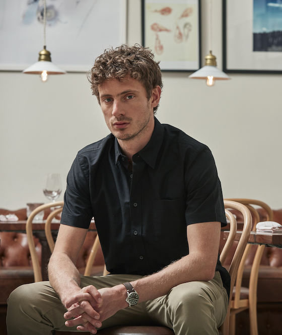 Clique Cambridge kortermet skjorte, Svart