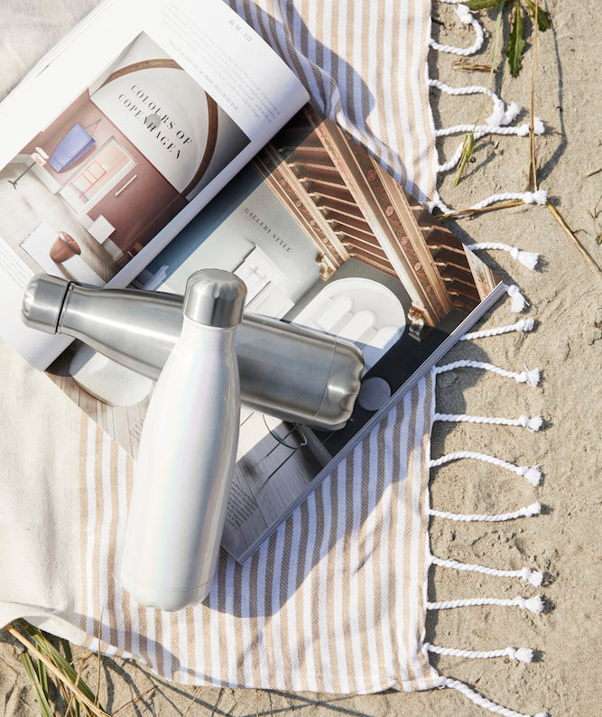 Sagaform st&aring;lflaska 0,5 L, Silver