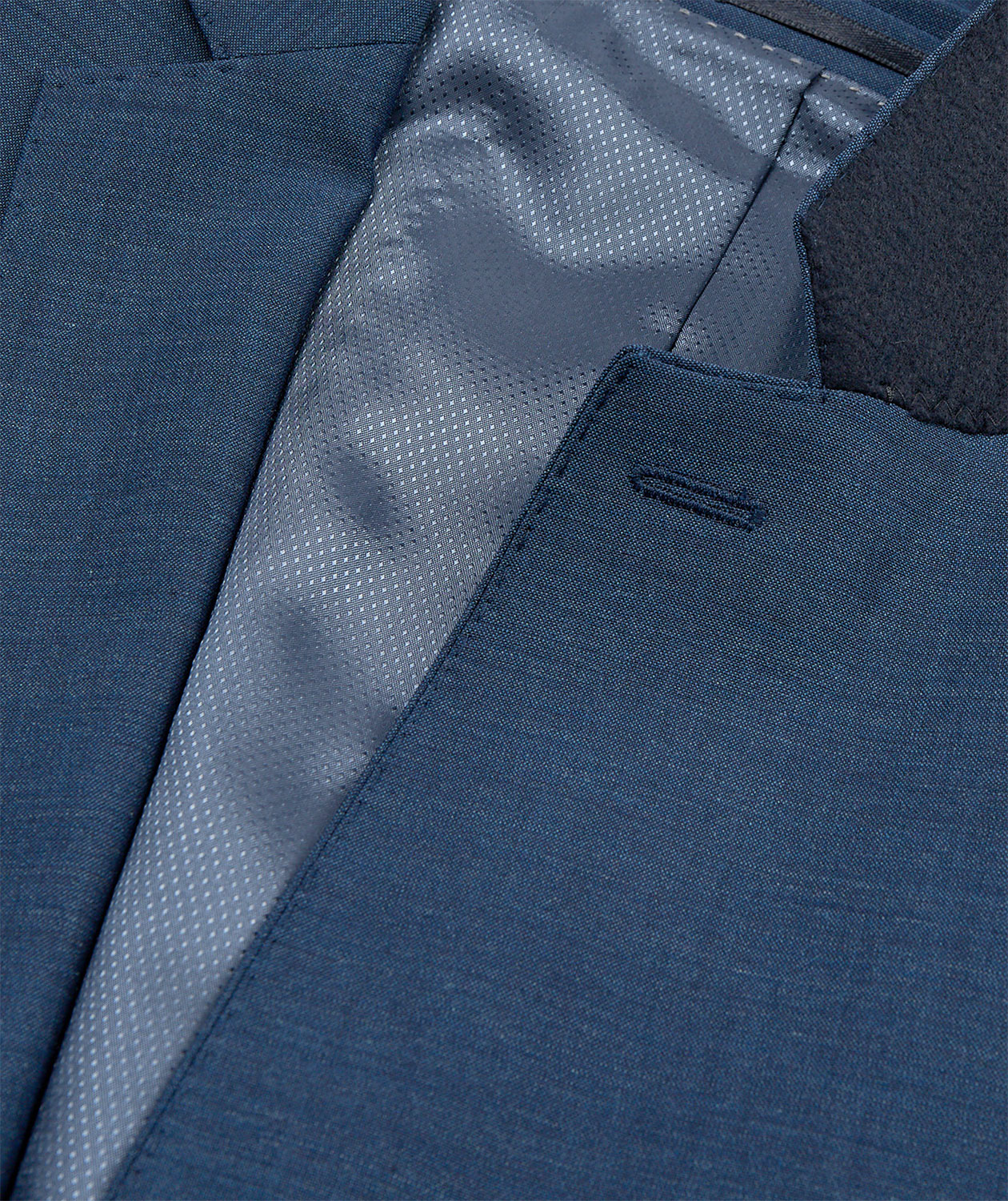 Sunwill Weft Stretch Modern fit uldblazer, Mellembl&aring;, large image number 4