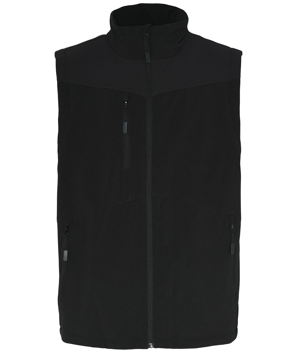 Lyngs&oslash;e Gef&uuml;ttert Weste full stretch, Schwarz