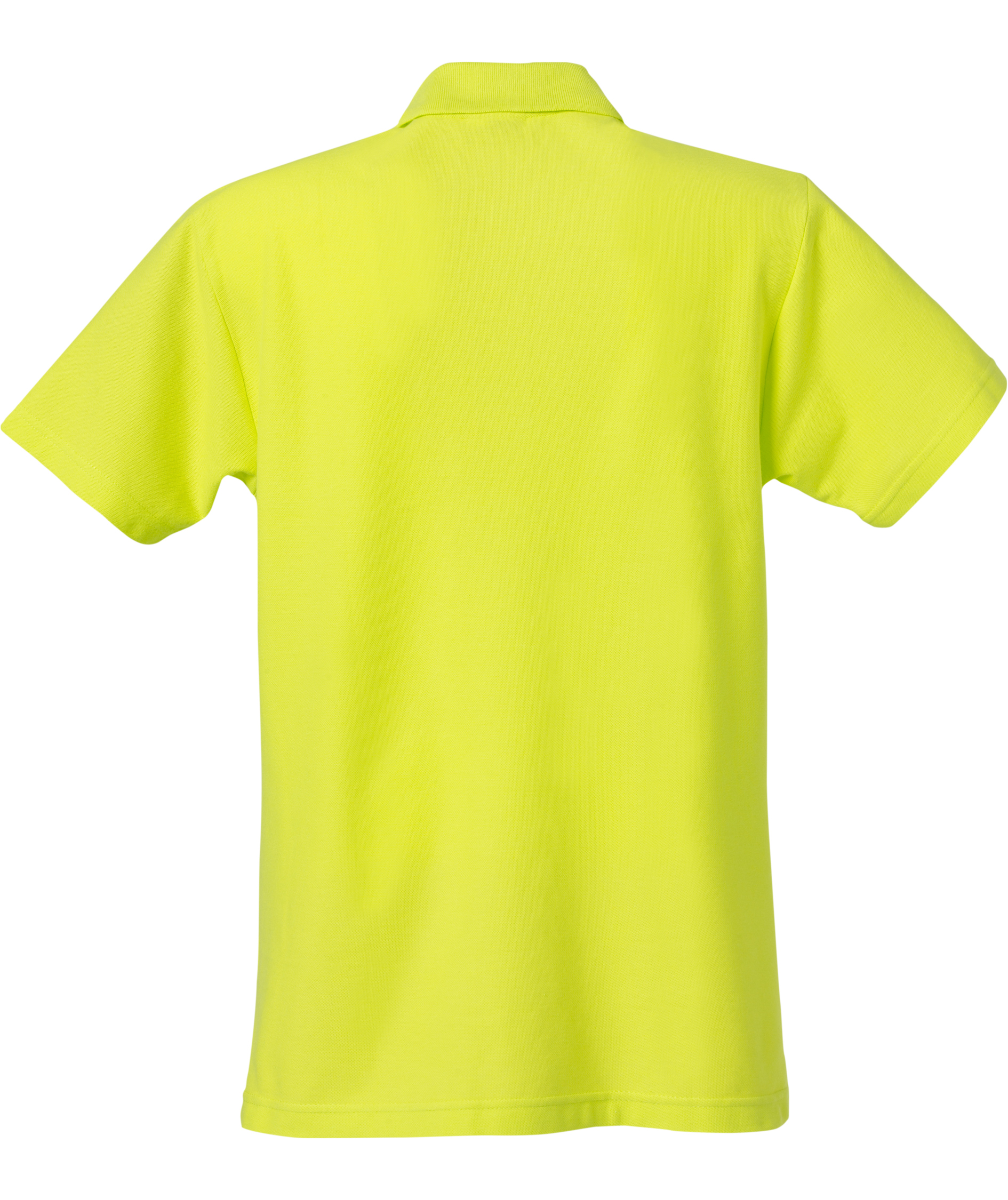 Clique Basic polo shirt, Visibility Green, large image number 1