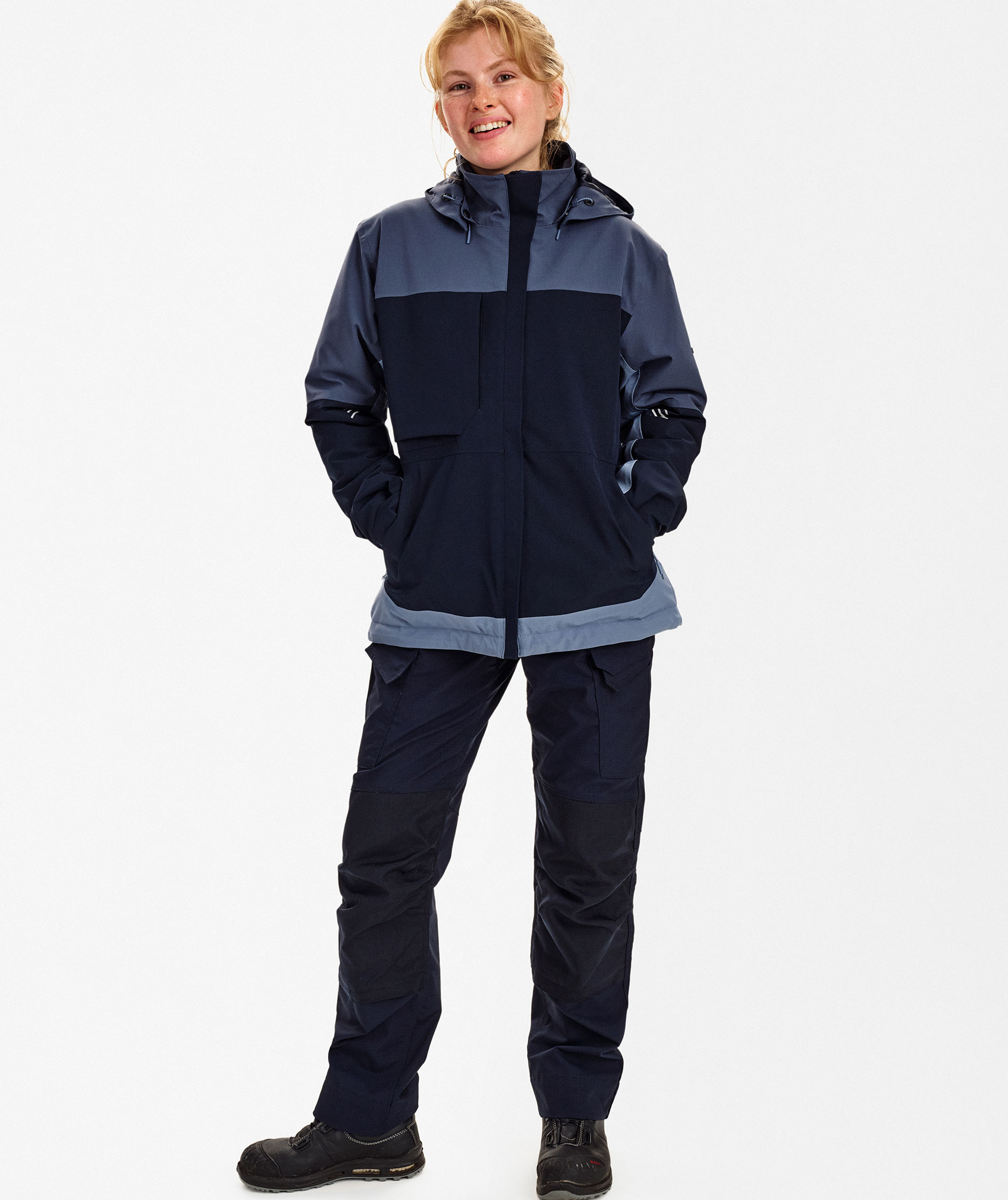Engel Entire Damen Winterjacke, Deep Blue/Dark Sea