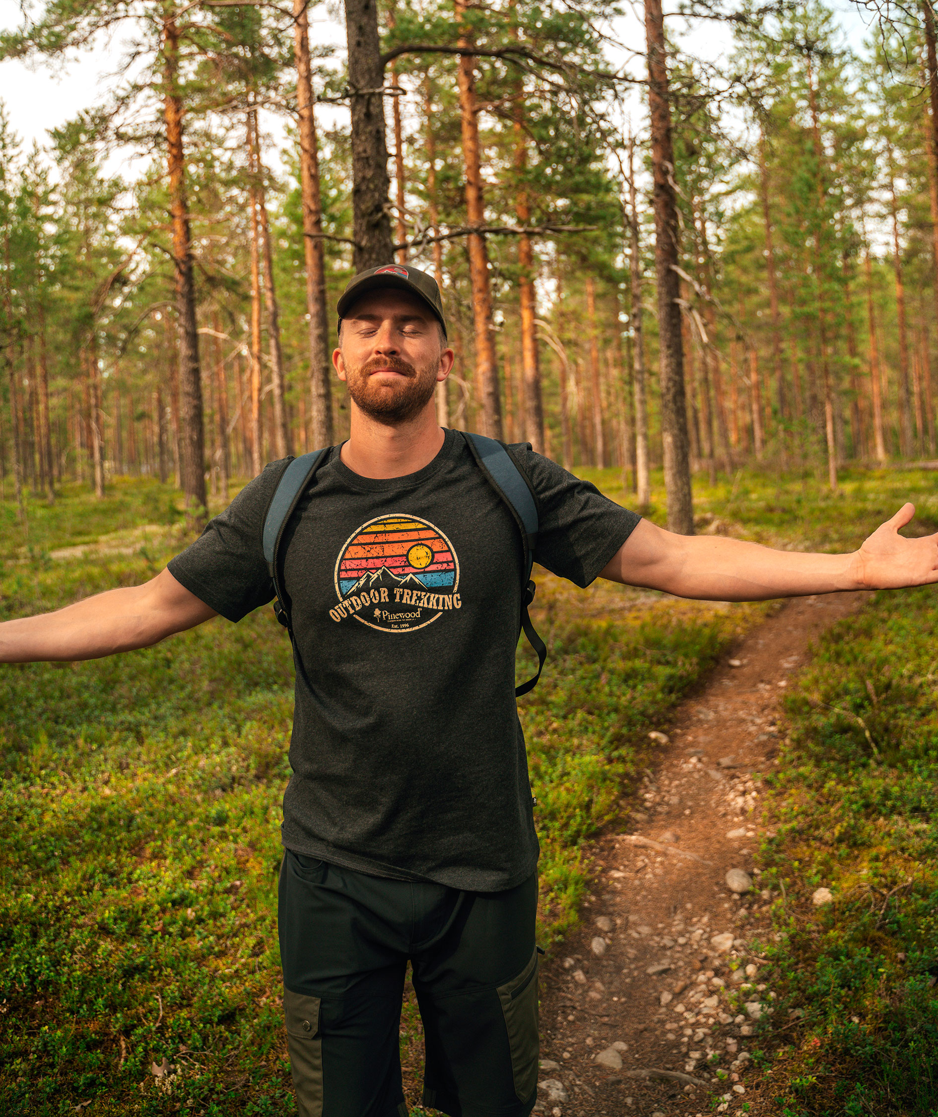 Pinewood Finnveden Trail Hybrid shorts, Black/Mossgreen, large image number 7