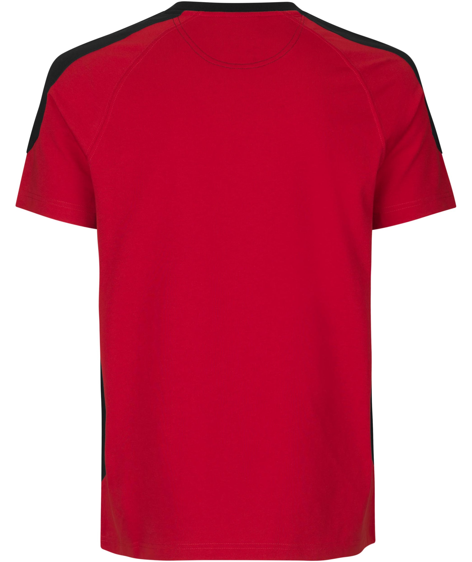 ID Pro Wear Kontrastfarben T-Shirt, Rot, large image number 1