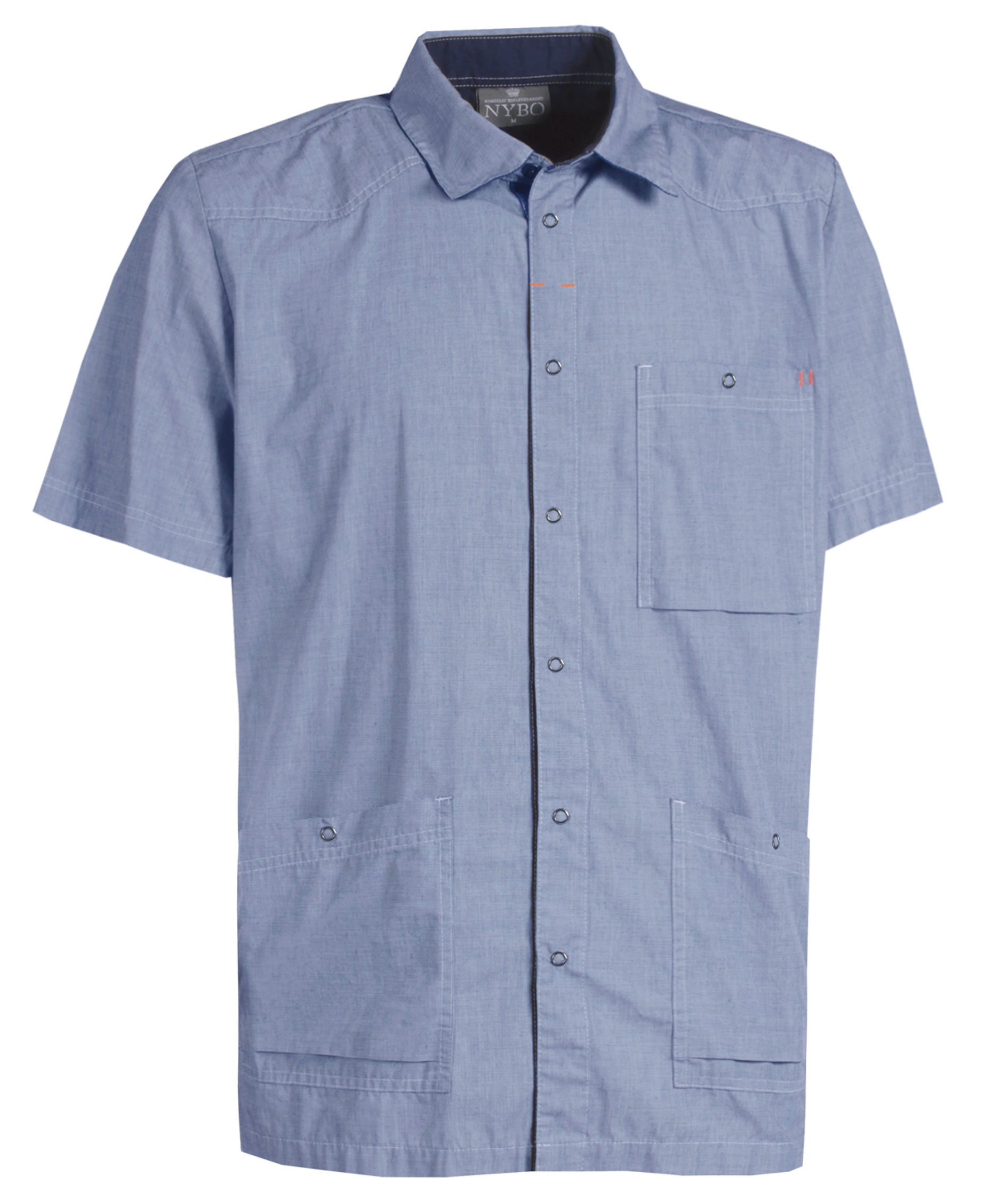 Nybo Workwear Flair short-sleeved shirt, Lightblue, large image number 0