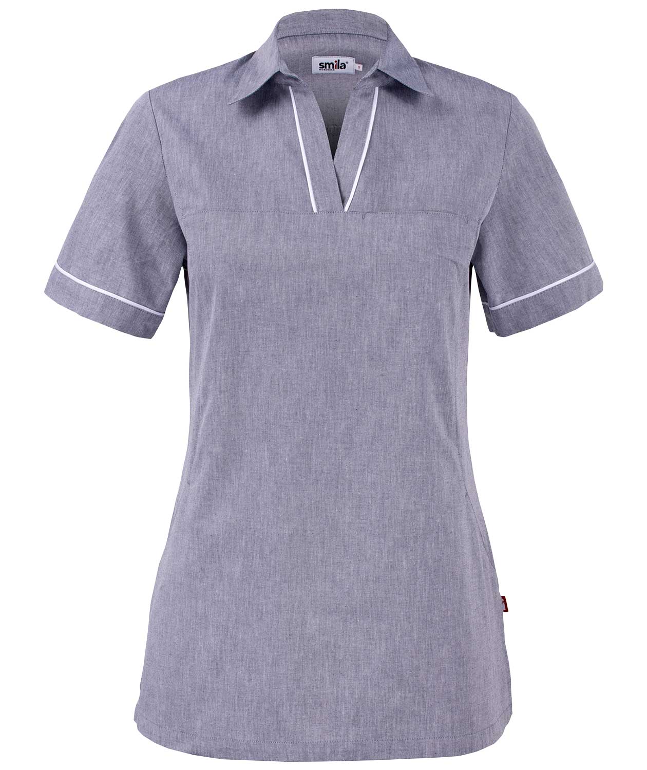 Smila Workwear Liva bussarong dam, Gr&aring; Melange