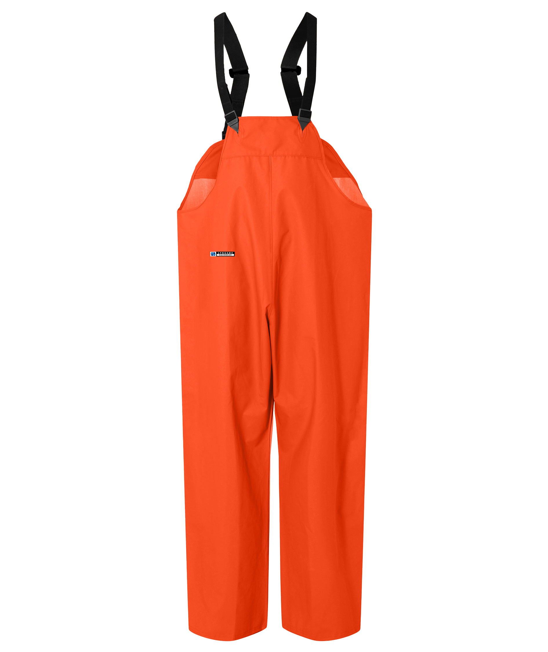 Lyngs&oslash;e PVC regnh&auml;ngselbyxa, Orange