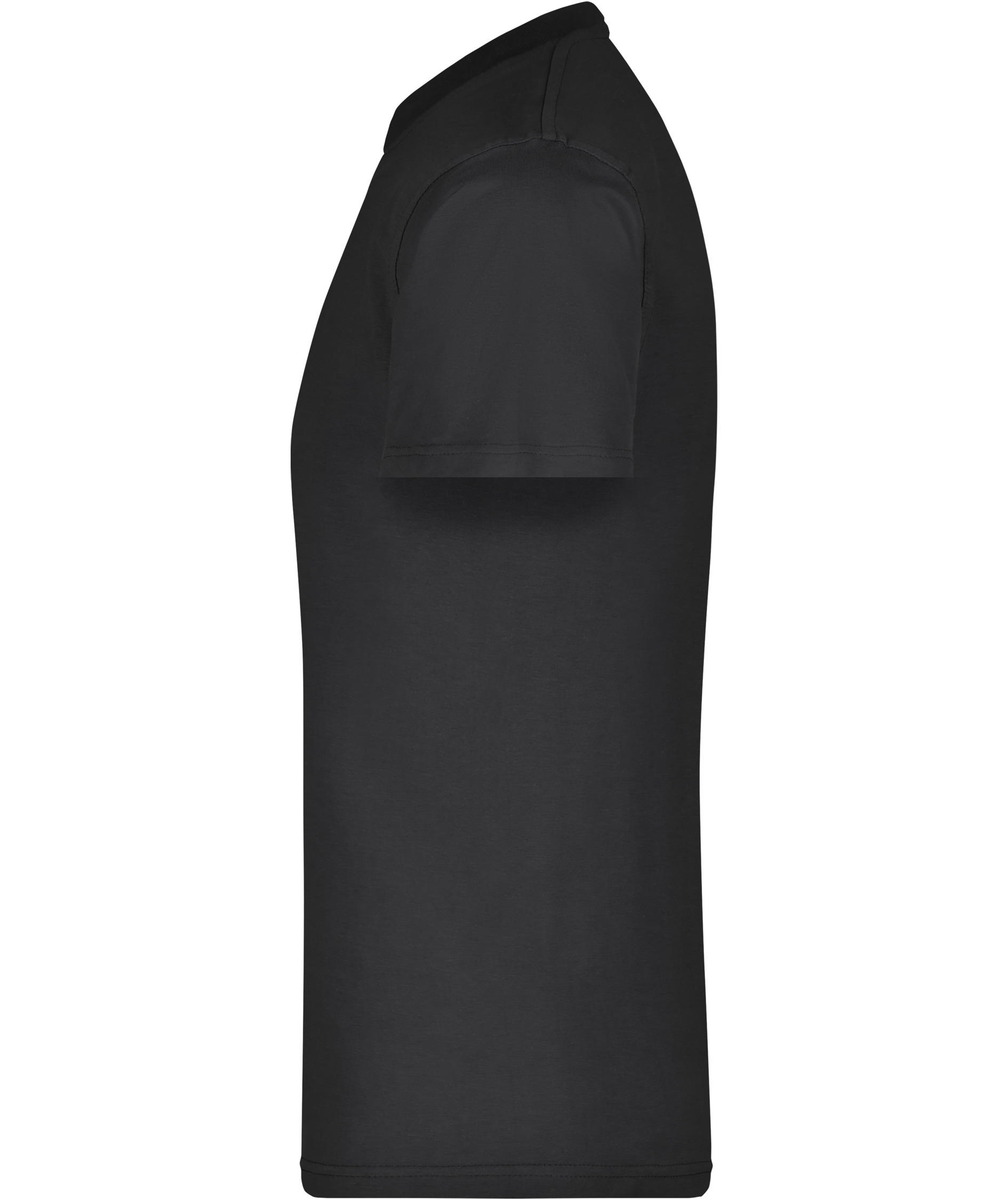 James & Nicholson T-Shirt Round-T Heavy, Schwarz, large image number 3