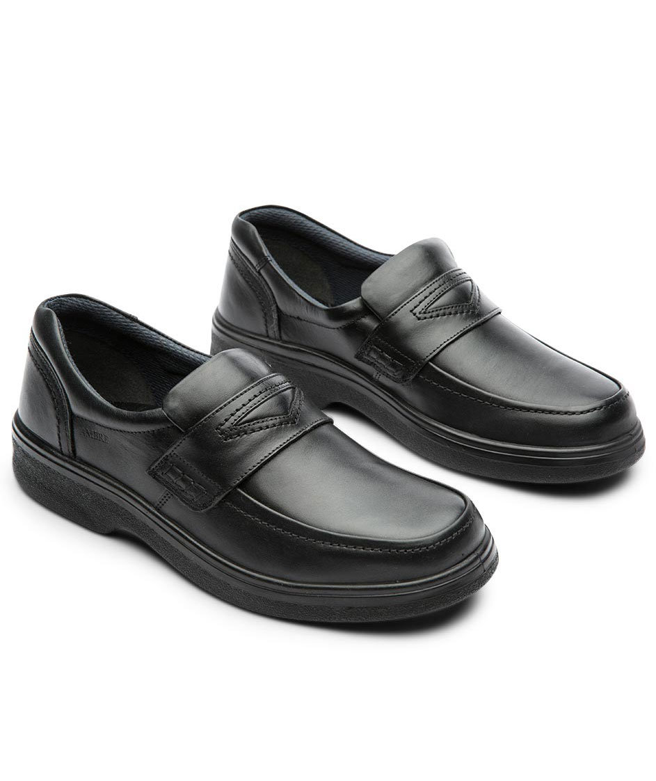 Ambr&eacute; Classic Loafer business skor, Svart