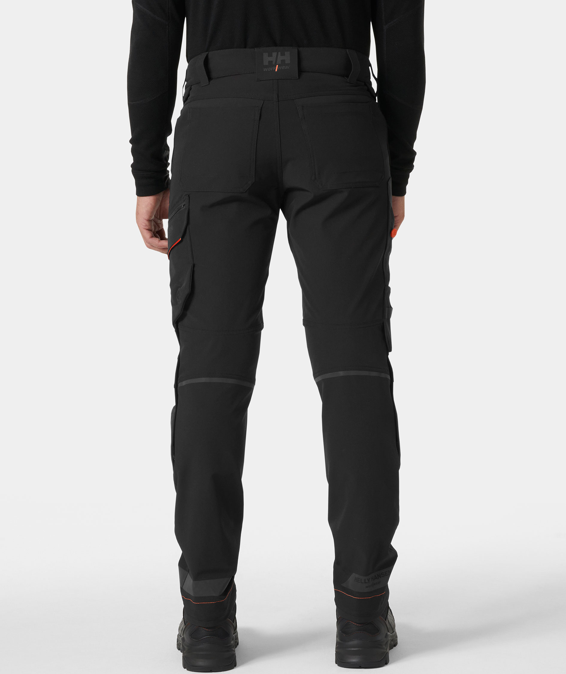 Helly Hansen Kensington BRZ Connect&trade; arbeidsbukse, Black/Orange, large image number 3