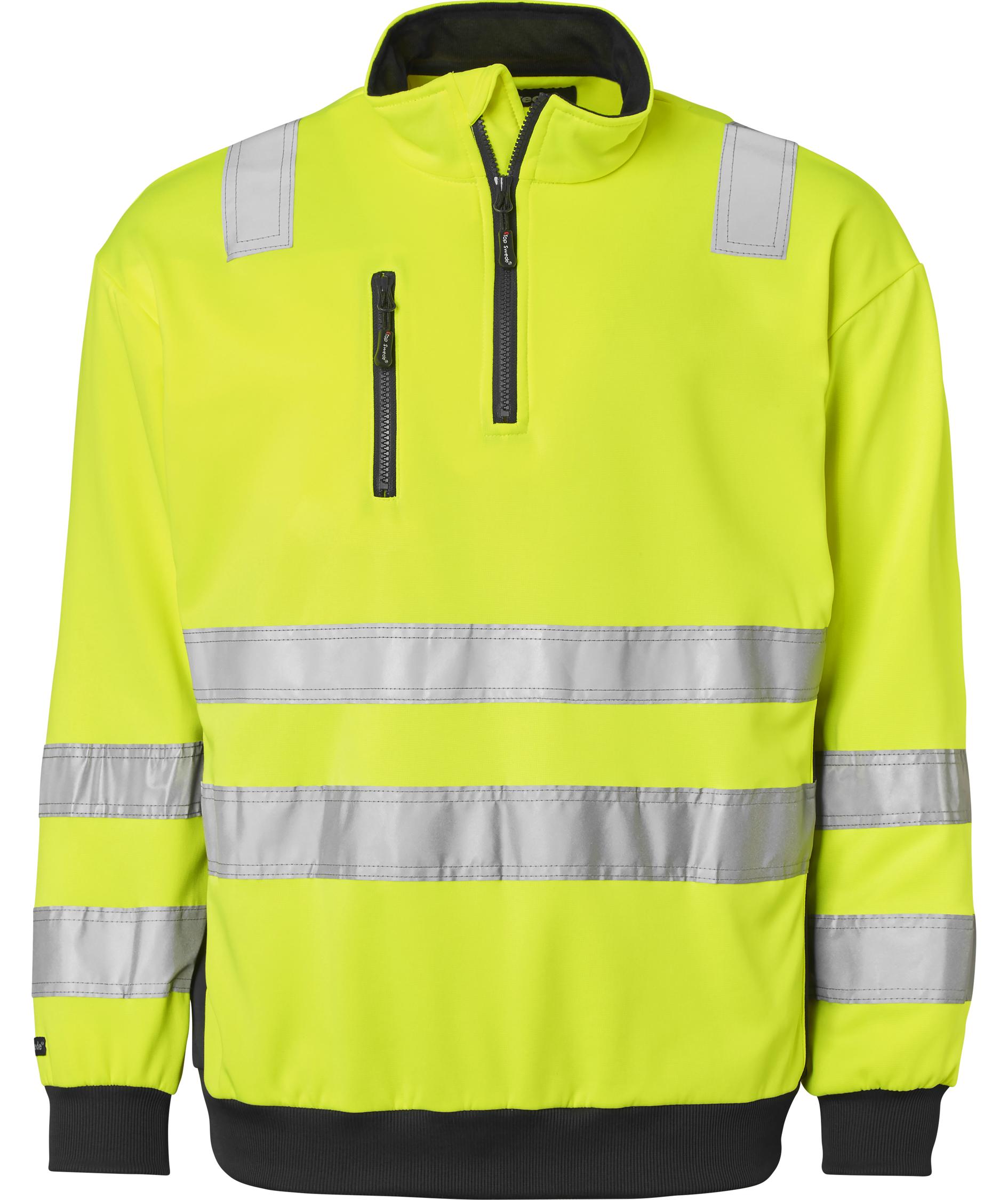 Top Swede sweatshirt 136, Varsel Gul/Navy