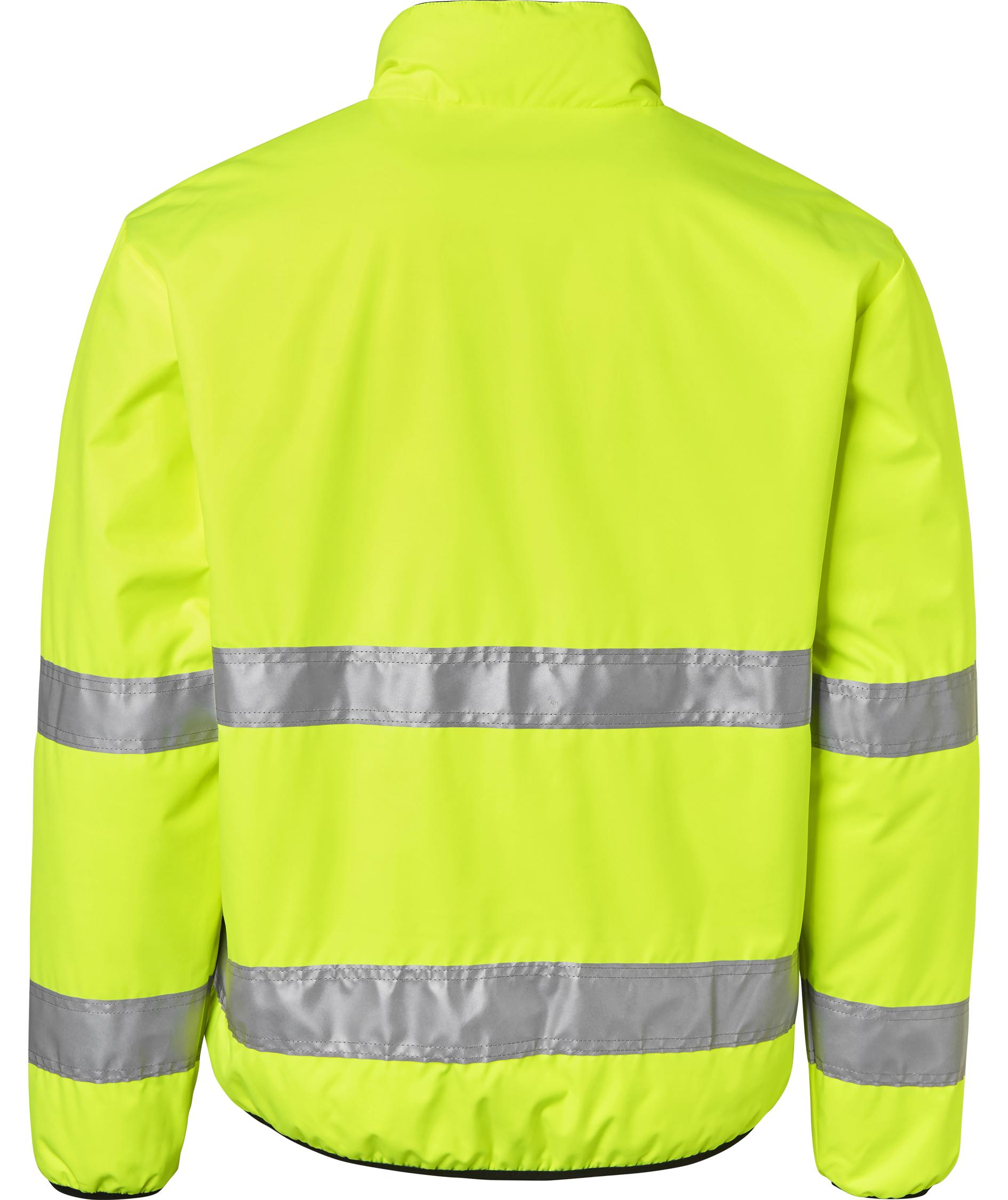 Top Swede quiltet jakke 129, Hi-vis Gul/Sort, large image number 1