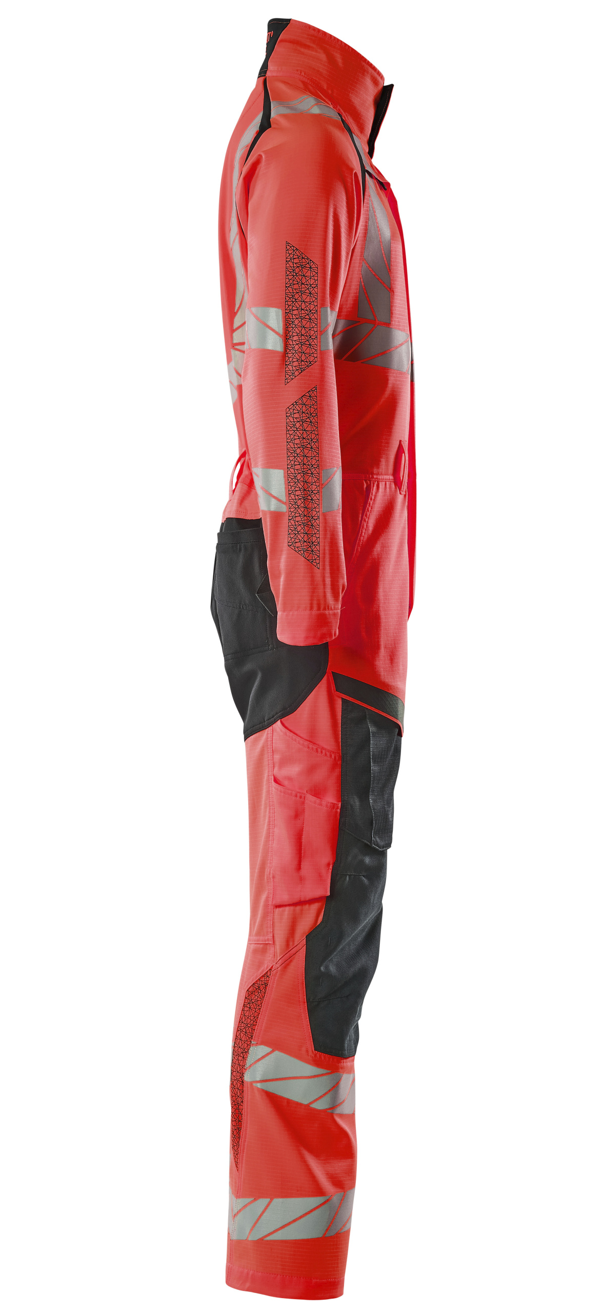 Mascot Accelerate Safe kjeledress, Hi-Vis R&oslash;d/M&oslash;rk Marine, large image number 3