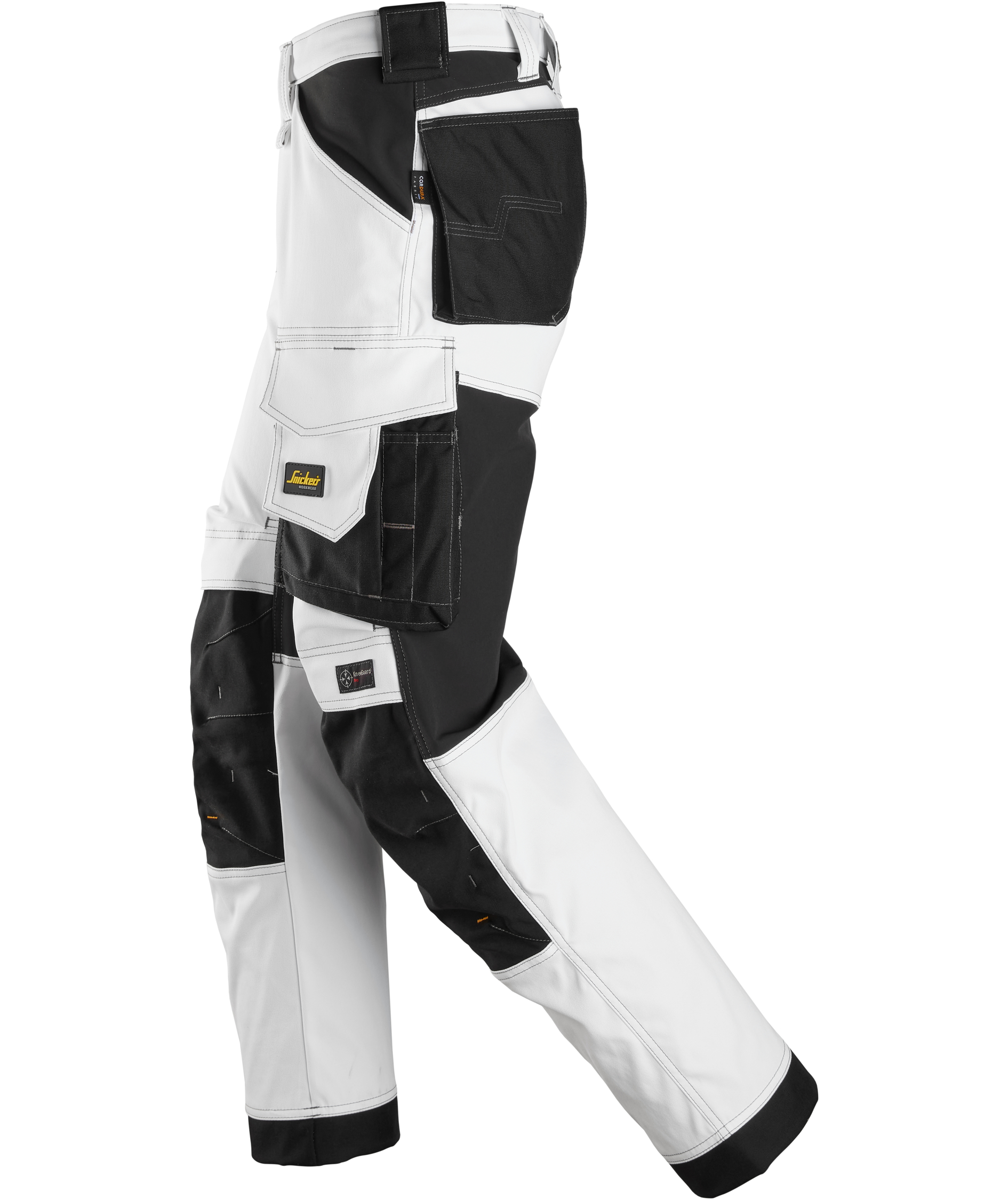 Snickers AllroundWork arbejdsbukser 6351, White/black, large image number 3