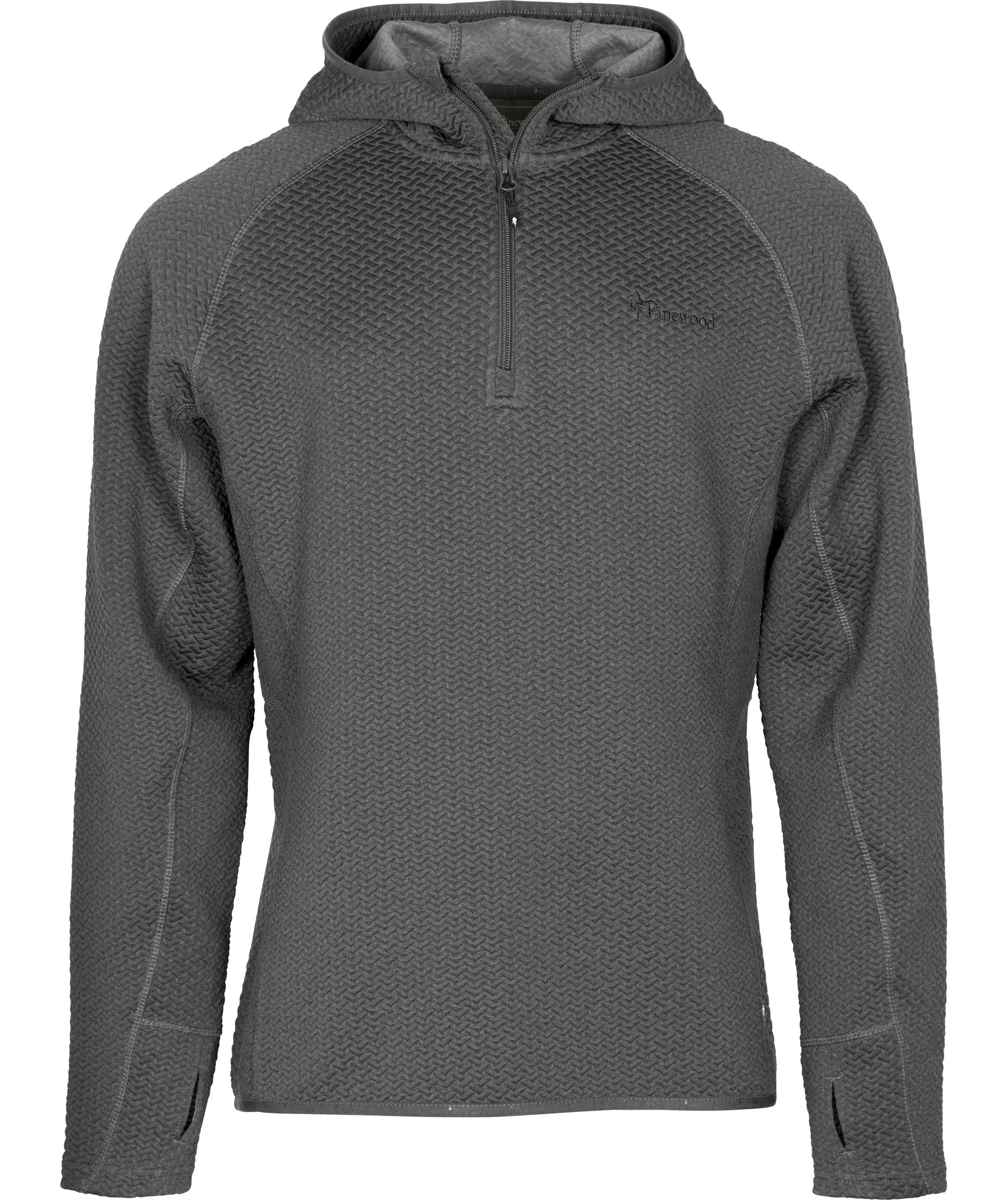Pinewood Finnveden half-zip h&aelig;ttetr&oslash;je, Grey melange , Grey melange , swatch