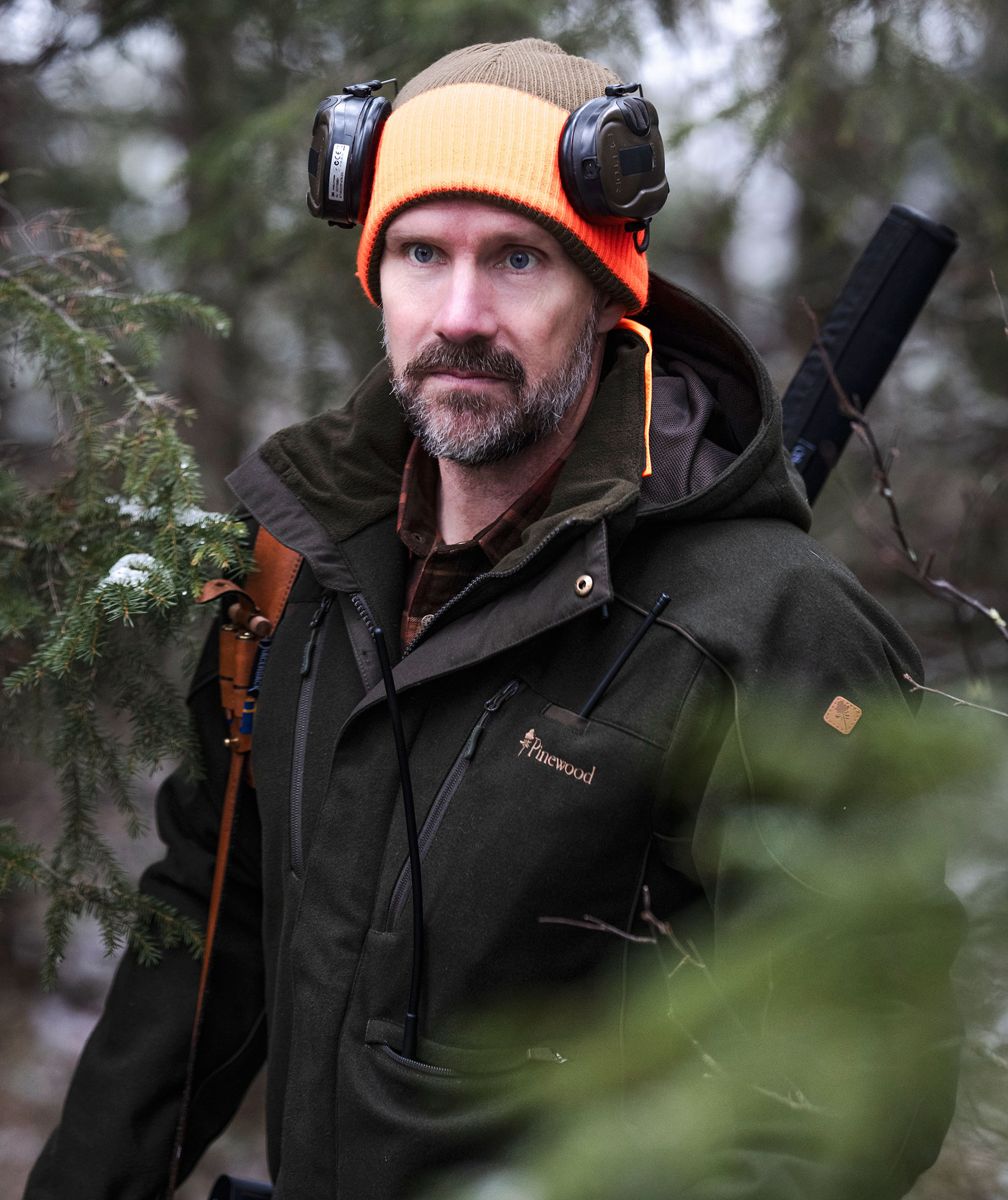 Pinewood Furudal Hunters jakke med uld, Moss green, large image number 12