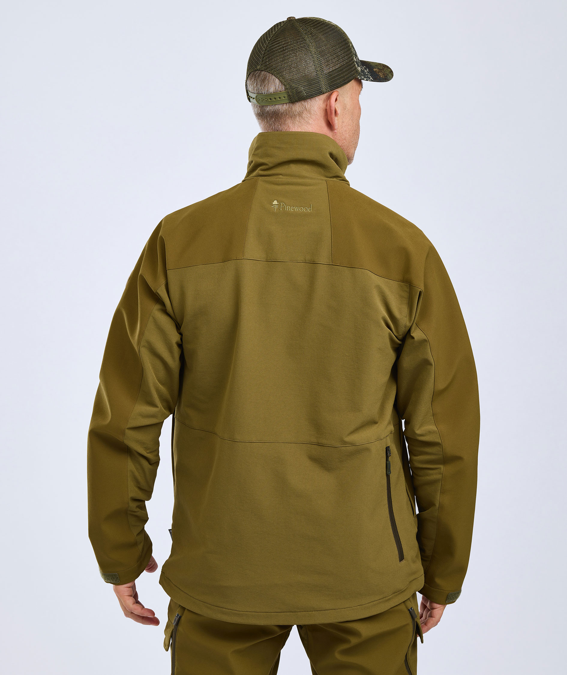 Pinewood Furudal Hunters Hybrid Stretch jakke, Olive green, large image number 3