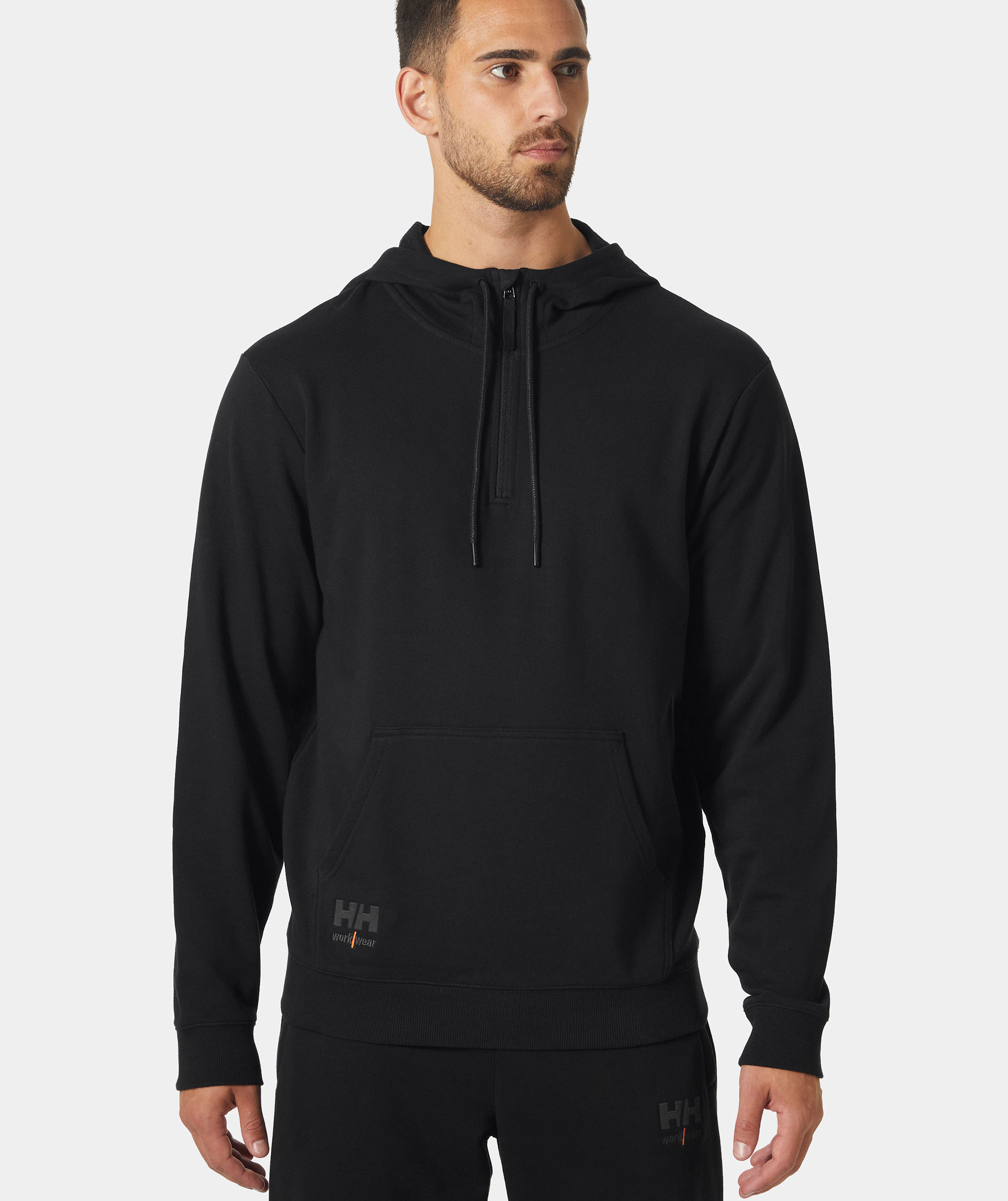Helly Hansen Essential half zip hoodie, Black