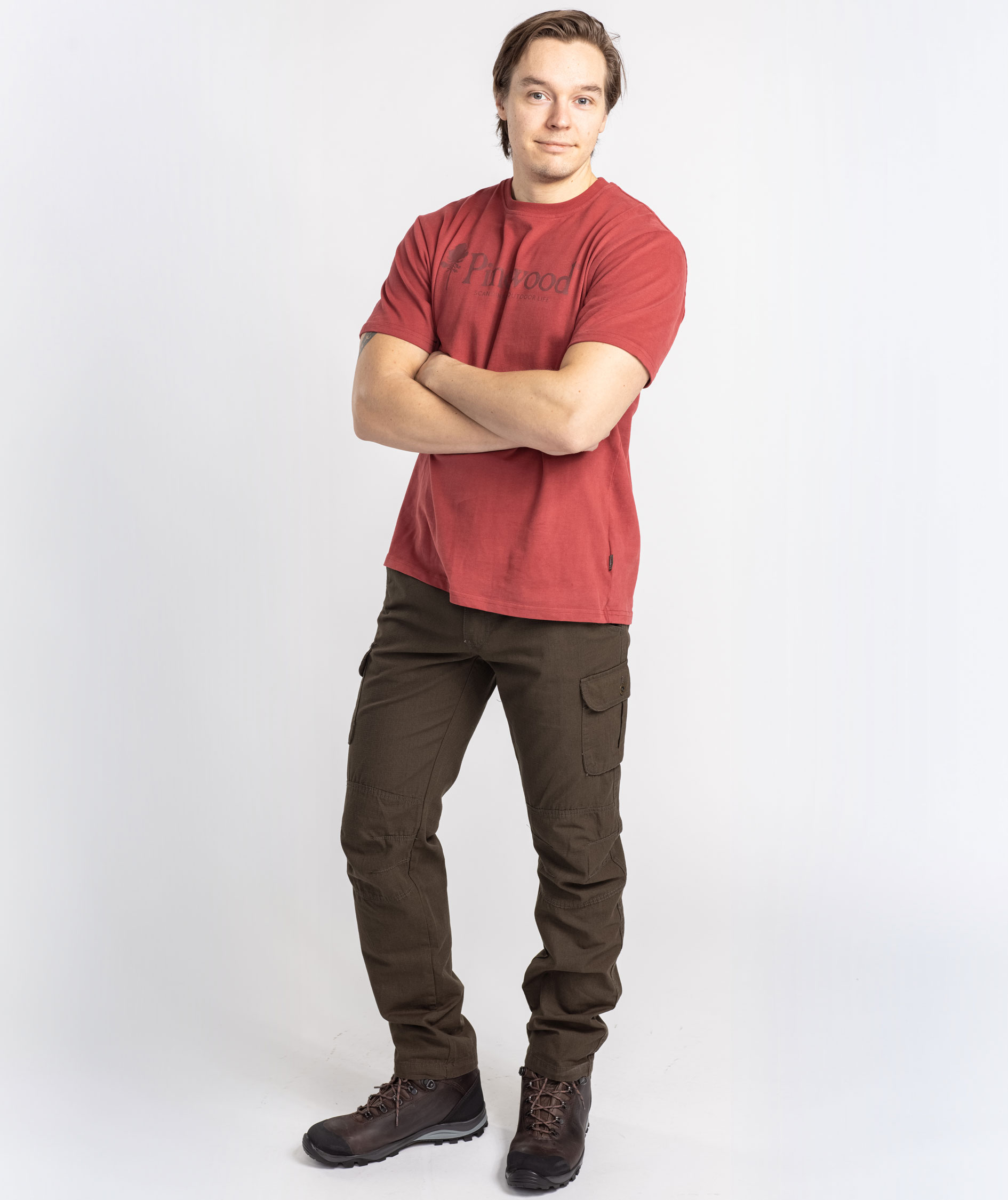 Pinewood Broderick fritidsbukser, Dark Green