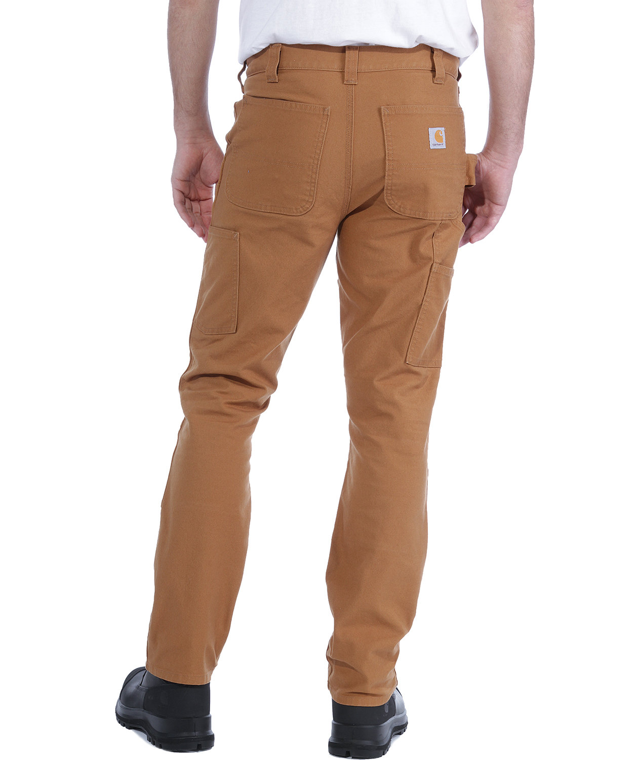 Carhartt Stretch Duck Double Front arbetsbyxa, Brun, large image number 3