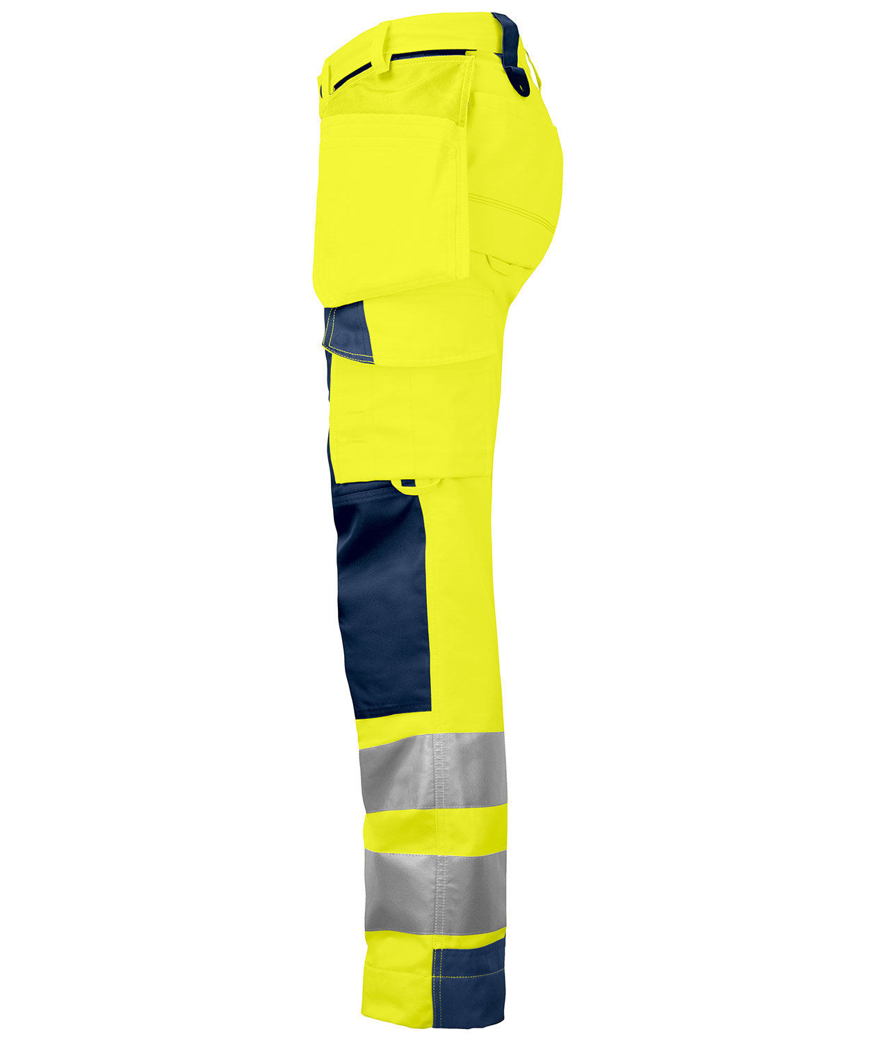 ProJob women's craftsman trousers, Hi-vis yellow/Marine blue, large image number 2