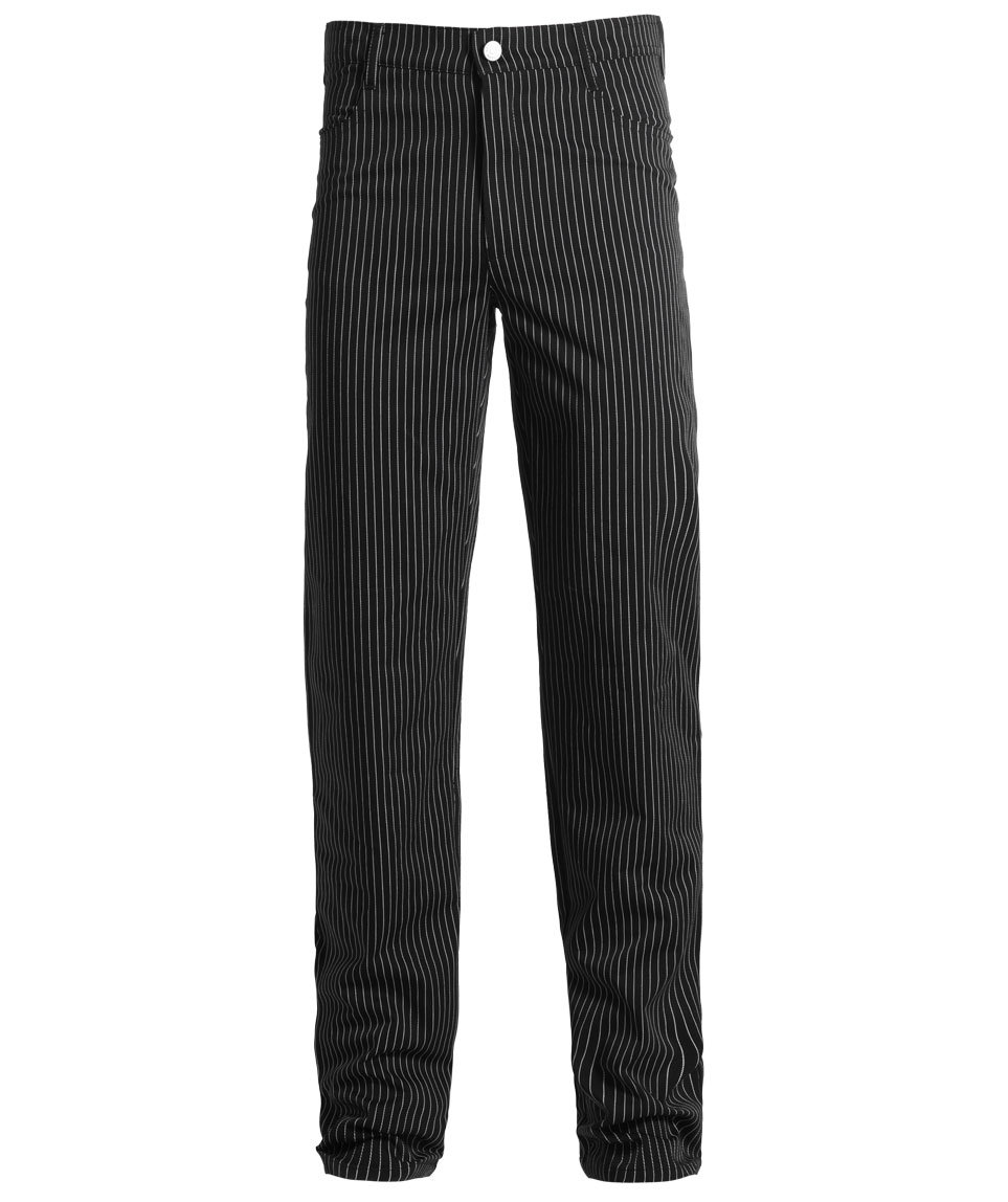 Kentaur unisex kokkebukse, Svart/Hvit