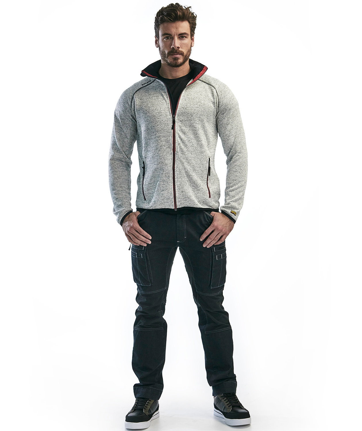 Bl&aring;kl&auml;der denim servicebyxa