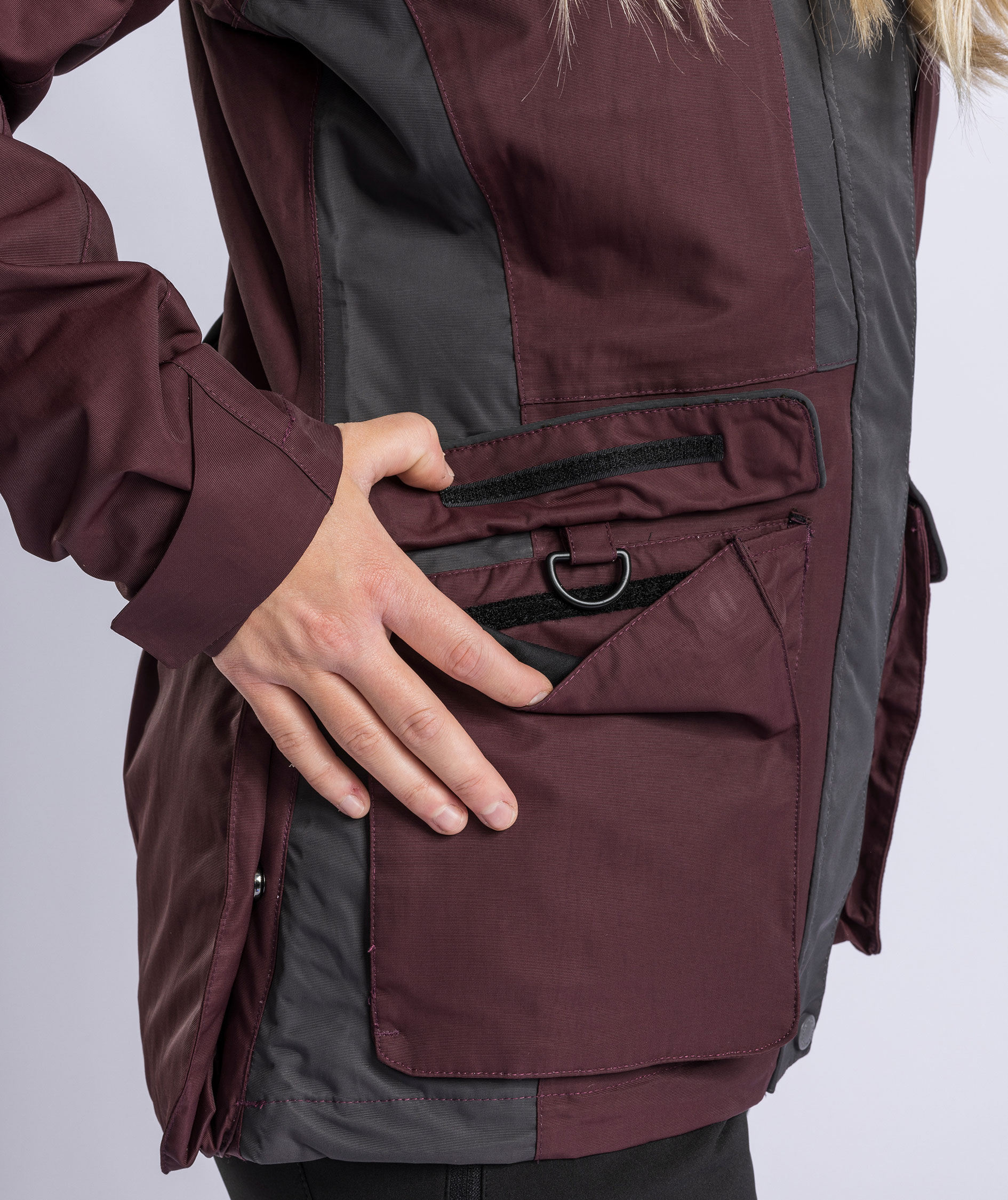 Pinewood&nbsp;Dog Sports 2.0 damejakke, Earth Plum/Dark Anthracite, large image number 10